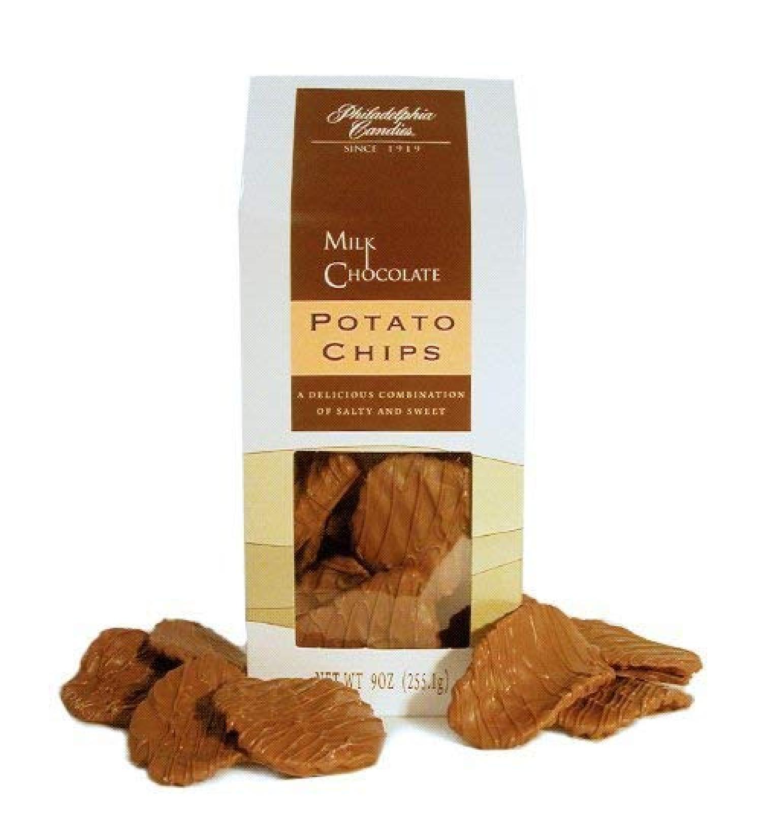 Philadelphia Candies Potato Chips Milk Chocolate Covered 9 oz Gift Bag - Pack of 1 - Buy Online on SooperMarket.com