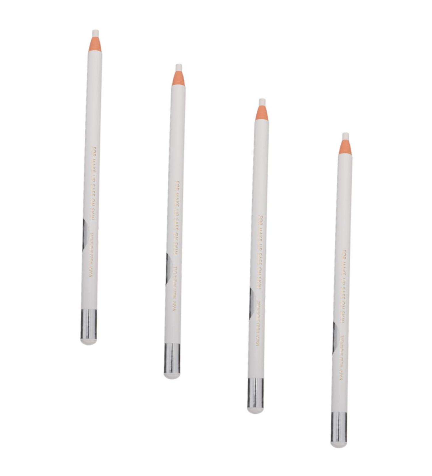 PLAFOPE 4pcs White Line Drawing Eyebrow Pencil Eyeliner Makeup Tool Peel- off Eyebrow Pencil Eyeliner Pencil - Buy Online on SooperMarket.com