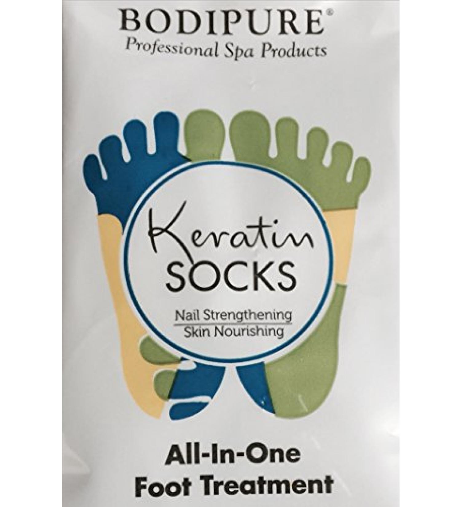 Bodipure Keratin Socks - All-In-One Foot Treatment (13 Pack) - Buy Online on SooperMarket.com