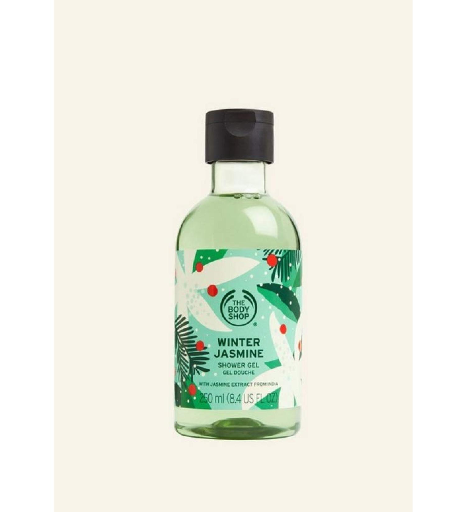 The Body Shop Winter Jasmine festive Shower Gel 250ml Special Edition 2020 MOISTURISER WARM SWEET VANILLA SCENT VEGAN