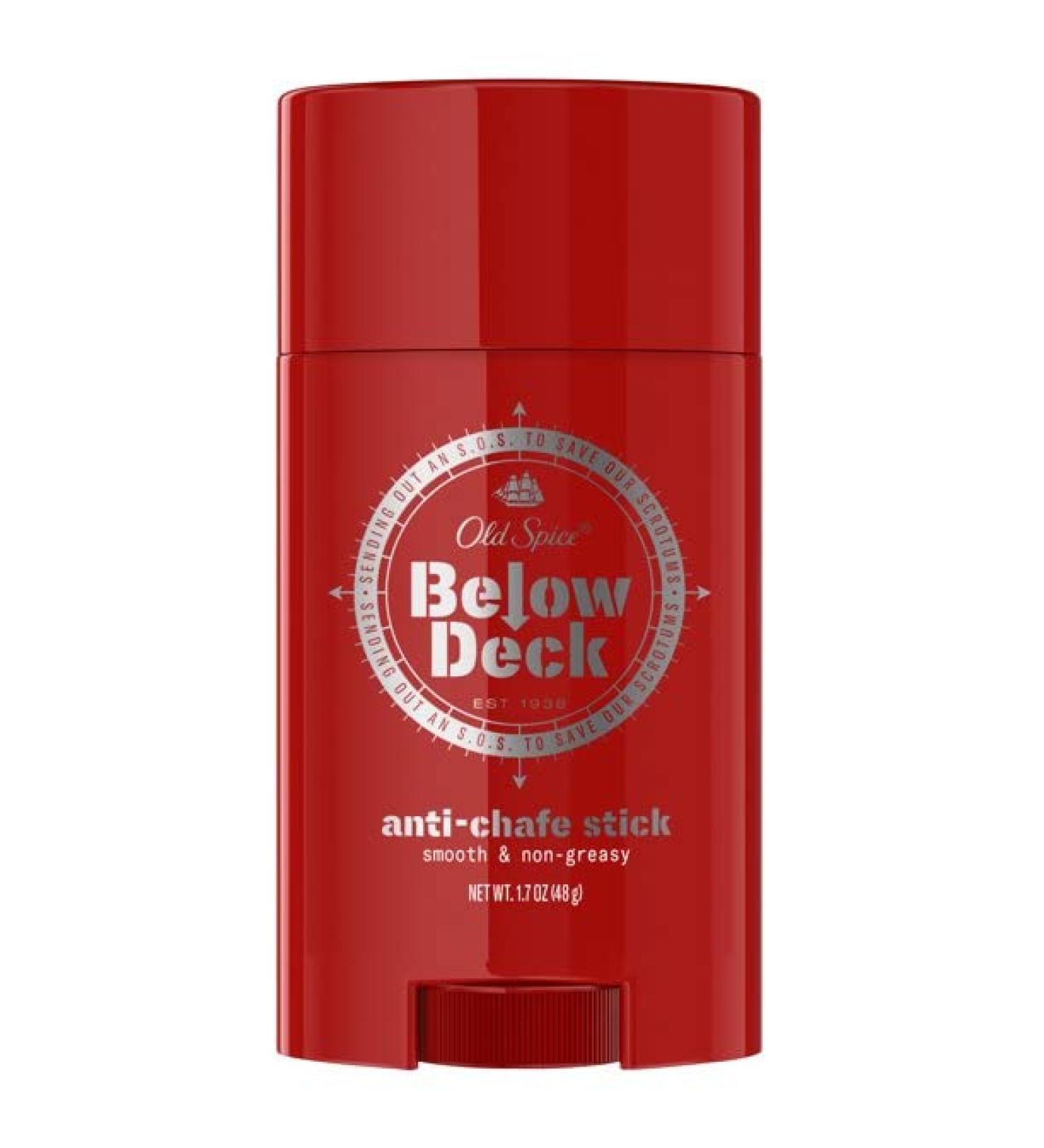 Old Spice Below Deck Anti-Chafe Stick 1.7 Oz (Pack of 3) - Smooth, Non-Greasy Formula - Buy Online on SooperMarket.com