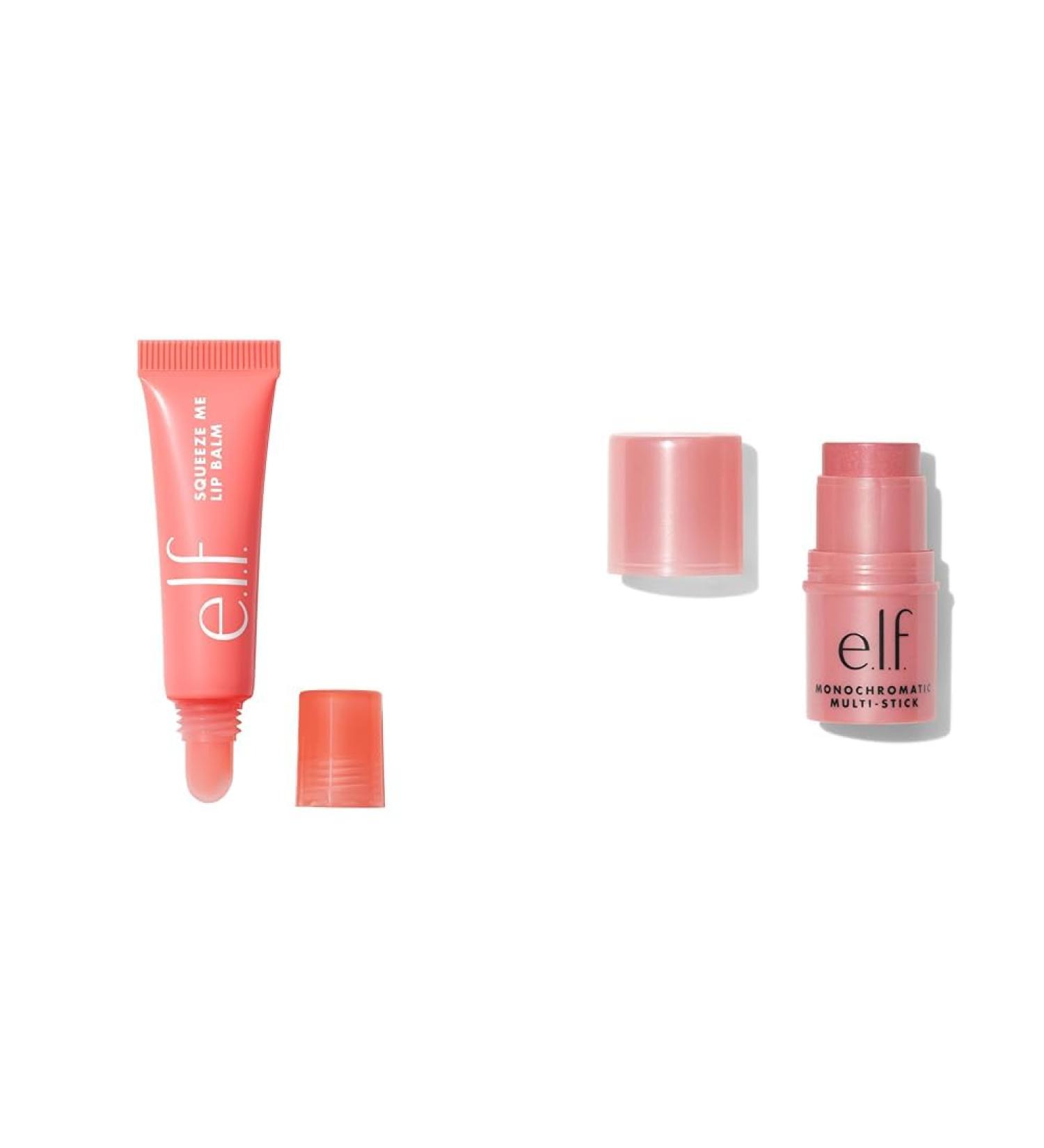 e.l.f. Squeeze Me Lip Balm Moisturizing Lip Balm For A Sheer Tint Of Colour & Monochromatic Multi Stick Luxuriously Creamy & Blendable Color For Eyes Lips & Cheeks - Buy Online on SooperMarket.com
