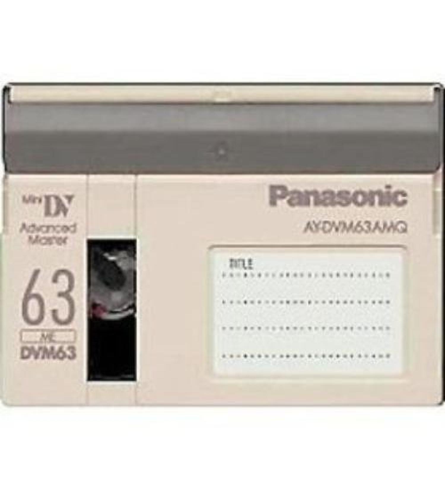 PANASONIC AYDVM63AMQ Professional Quality MiniDV Tape
