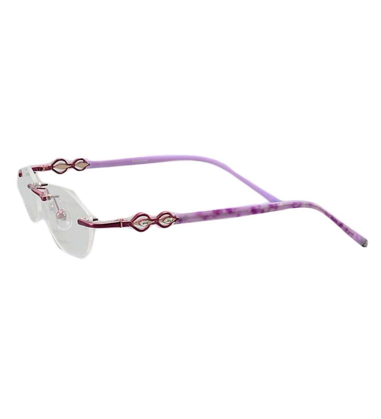 Ranara Replacement Glasses End Tips | Purple Spare Parts & Temples for Borderless 1-Hole Glasses - 1 Pair - Buy Online on SooperMarket.com