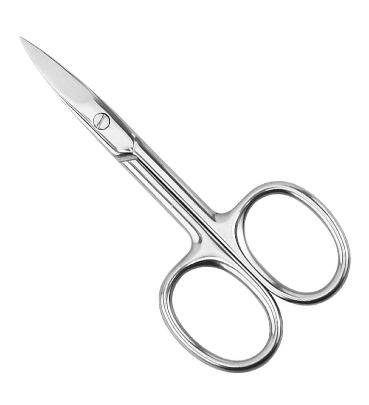 Stainless Steel Cuticle Scissors Eyebrow Trimmer Scissors Nail Scissors Premium Manicure Scissors for Manicure Pedicure Eyebrows Beard - Buy Online on SooperMarket.com