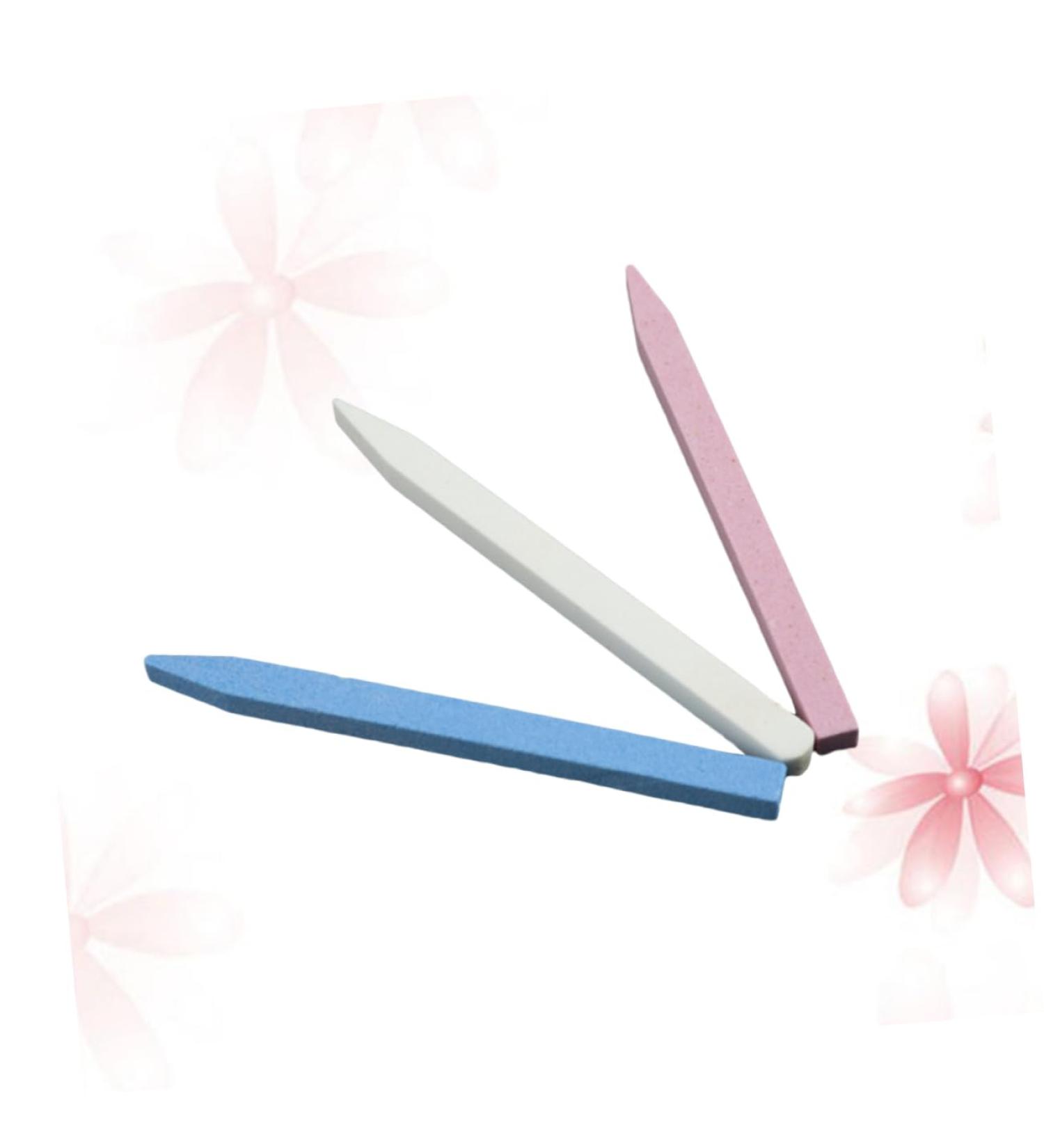 minkissy Nail Cuticle File Double-Sided Nail File Manicure File Nail Buffer Double Sided Grinding File - Buy Online on SooperMarket.com