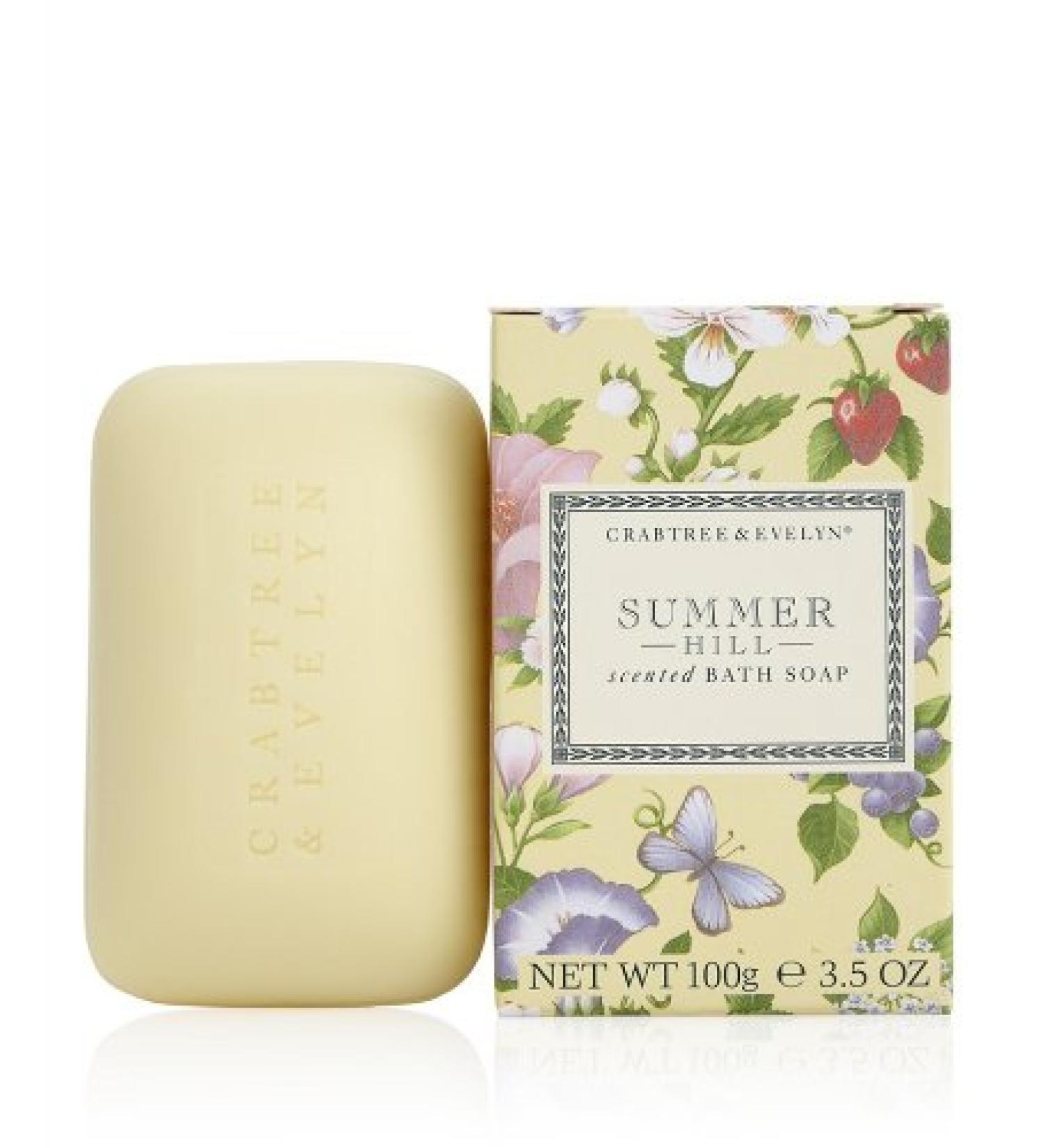 Crabtree & Evelyn - Summer Hill Scented Bath Soap | 100g - Buy Online on SooperMarket.com