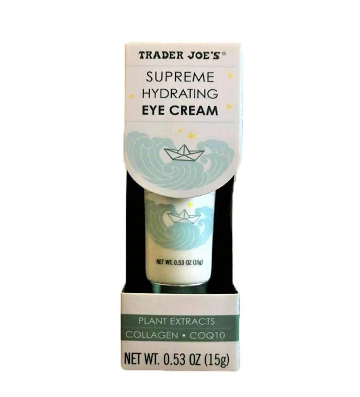 Trader Joe's Supreme Hydrating Eye Cream 0.53 OZ - Hydrating & Nourishing Eye Treatment - Buy Online on SooperMarket.com