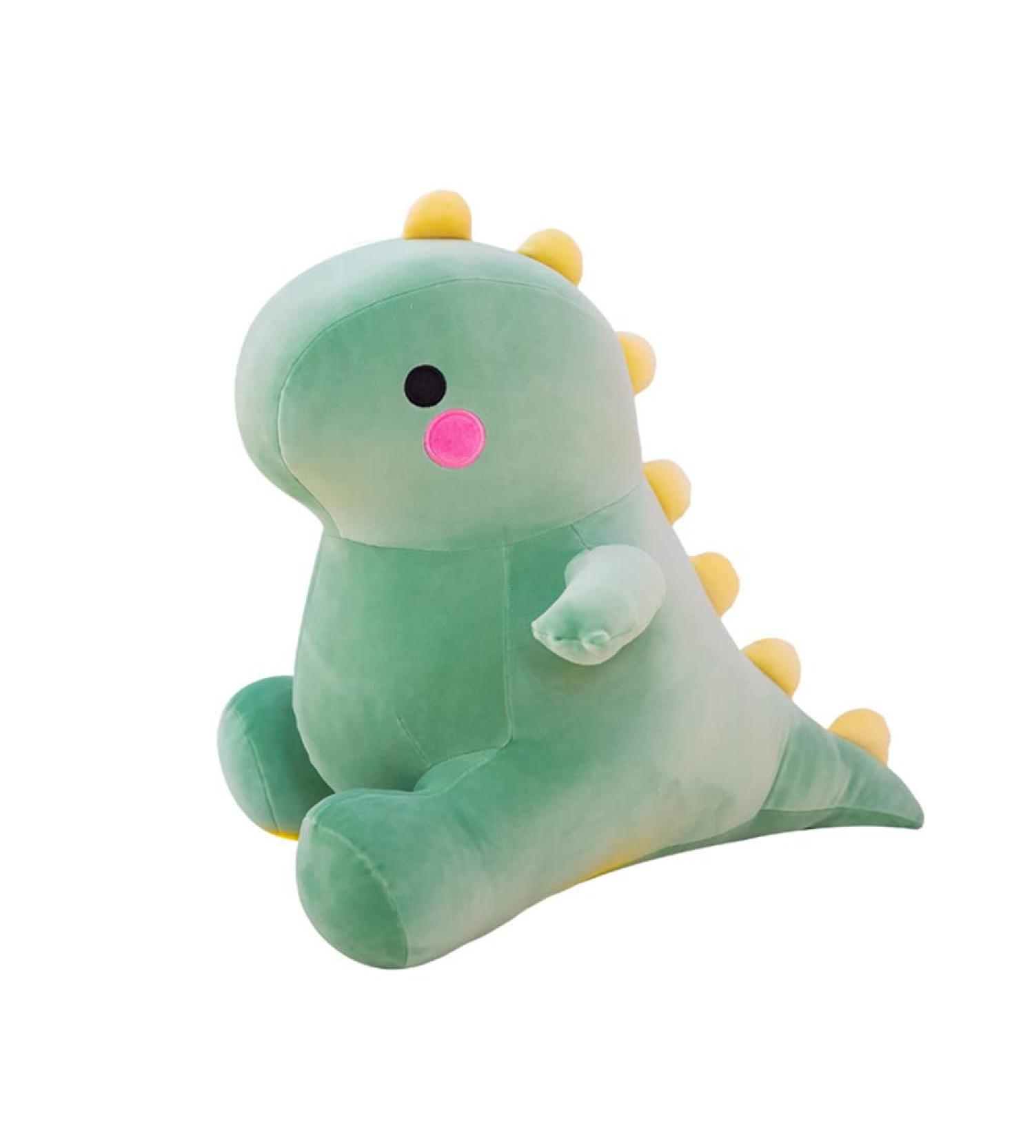 NatureMan Cute Dinosaur Plush Toy - Soft and Kawaii Stuffed Animal Doll for Children's Room Decor (Green) - Buy Online on SooperMarket.com