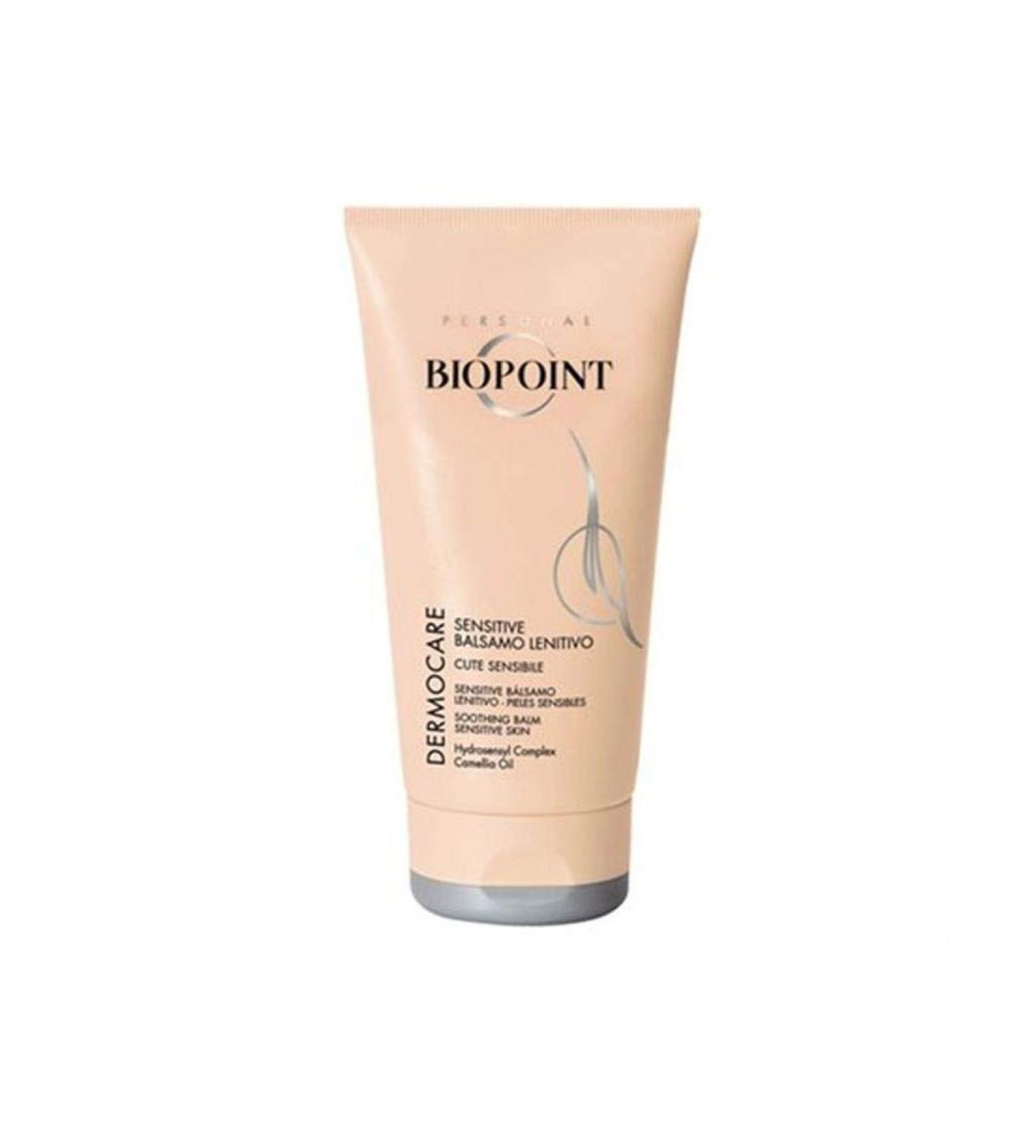 Biopoint dermocare sensitive hair rinsing soothing and moisturizing for sensitive skin relieves itching and irritation gives lightness and softness 150 ml