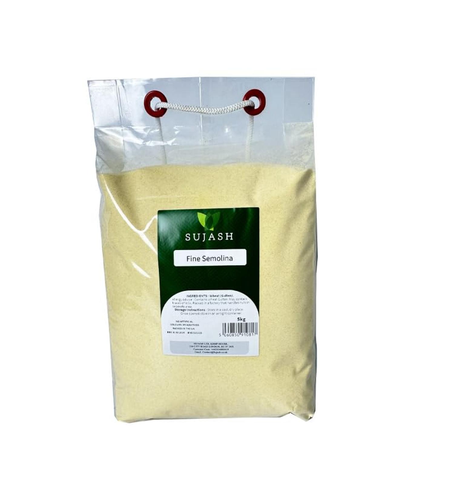 Sujash Semolina Fine 5 Kg