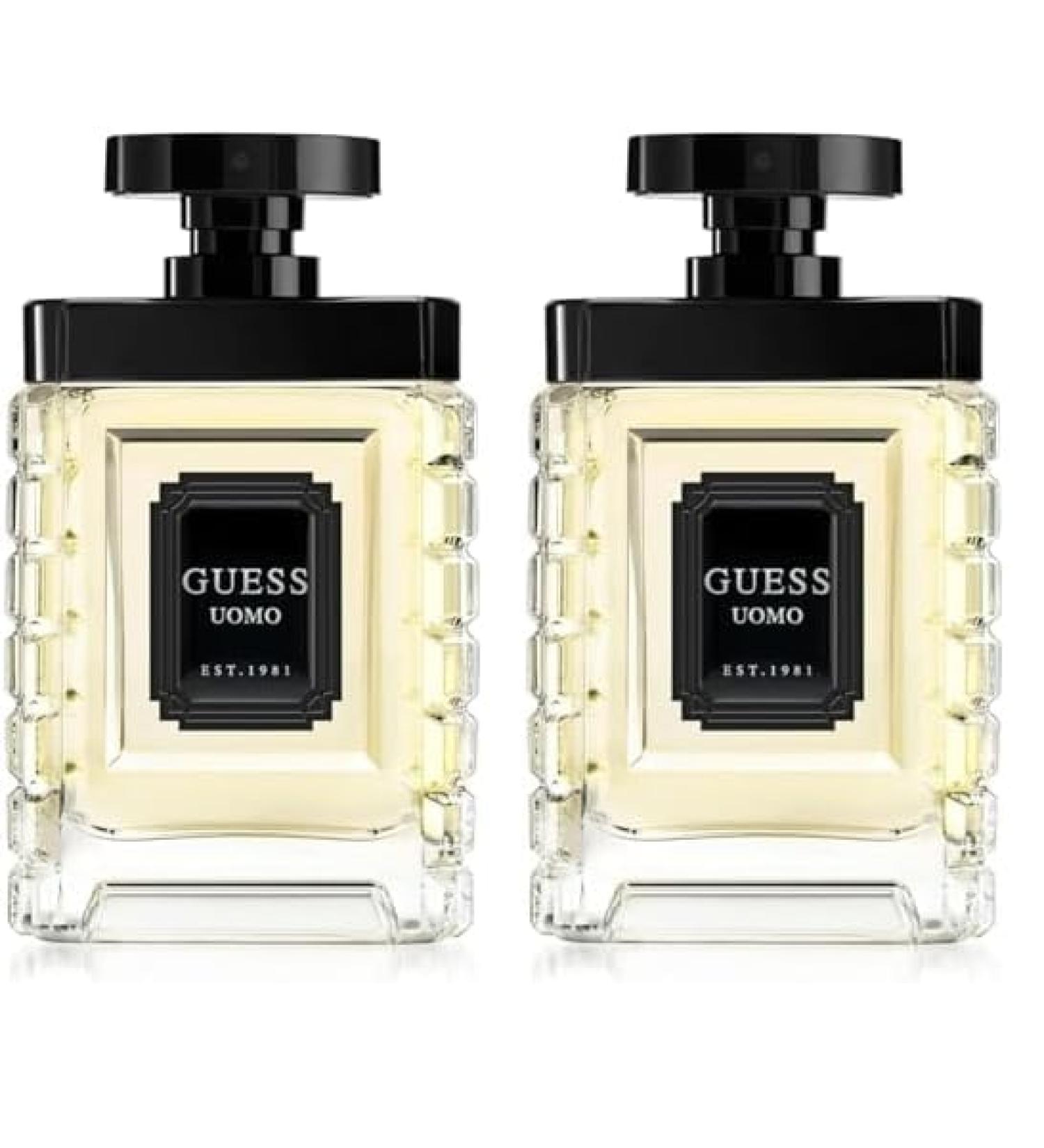 GUESS UOMO Eau de Toilette 3.4 Fl Oz (Pack of 2) Eau de Toilette 3.40 Fl Oz (Pack of 2) - Buy Online on SooperMarket.com