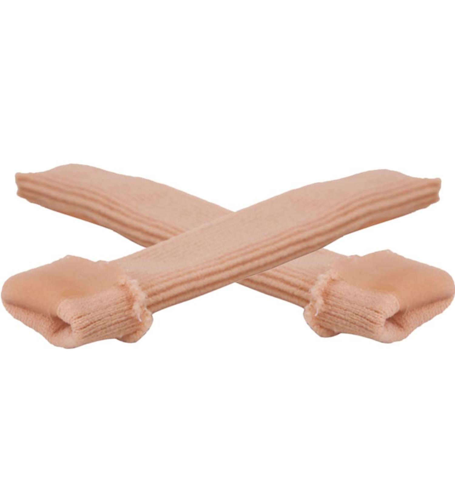 Healvian Toe Spacers & Tubes Sleeves 2Pcs - Elastic Fabric Lined Cushion Pad Protectors for Blisters & Calluses - Blister Bandaids 20X2.5CM - Buy Online on SooperMarket.com