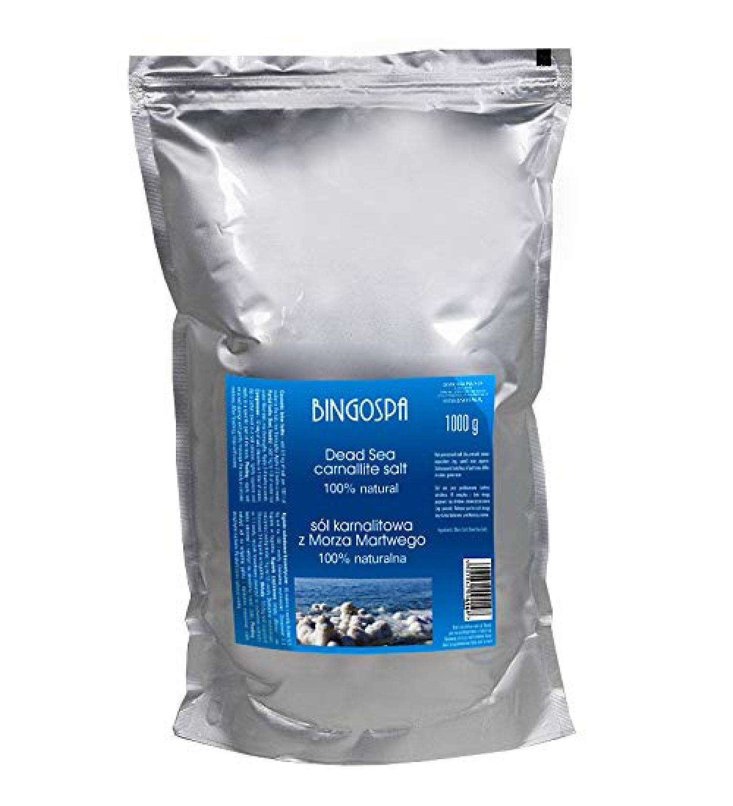 Carnallite Dead Sea Bath Salt - 1kg for Acne Cellulite Stretch Marks & Skin Problems | BINGOSPA - International Shipping Available - Buy Online on SooperMarket.com
