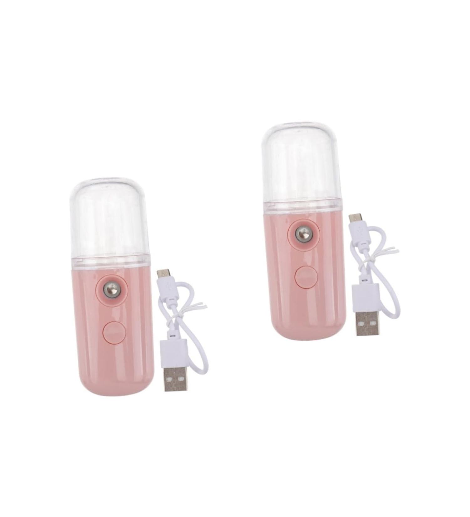 Healeved 2 Sets Humidifier Nano Facial Mister Steamer for Face Rechargeable Mister Nano Steamer PC - Buy Online on SooperMarket.com