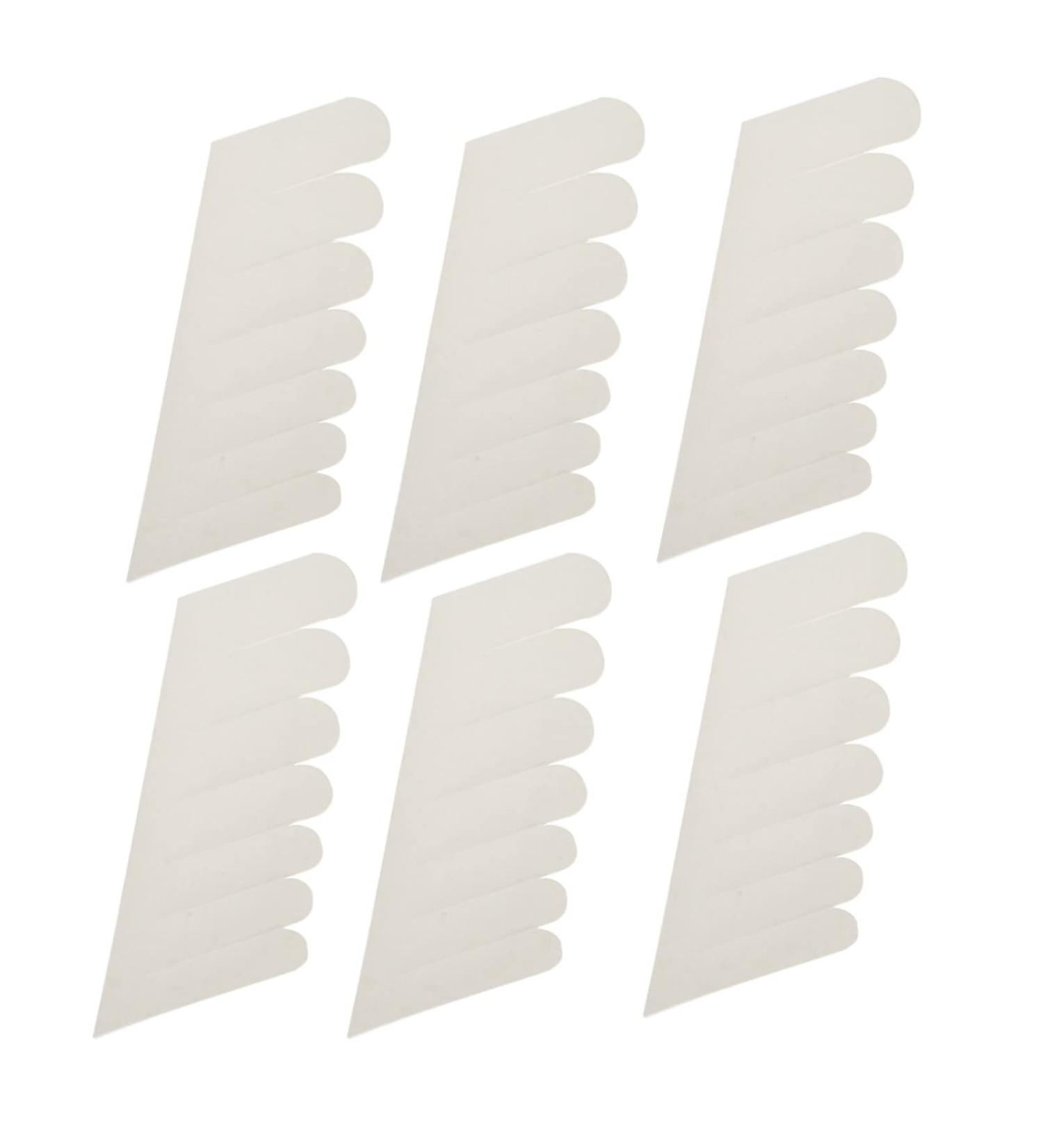 Nail Protector Sticker Wrap Cover 6Pcs - Clear Adhesive Silk Nail Wraps for Nail Protection - Buy Online on SooperMarket.com