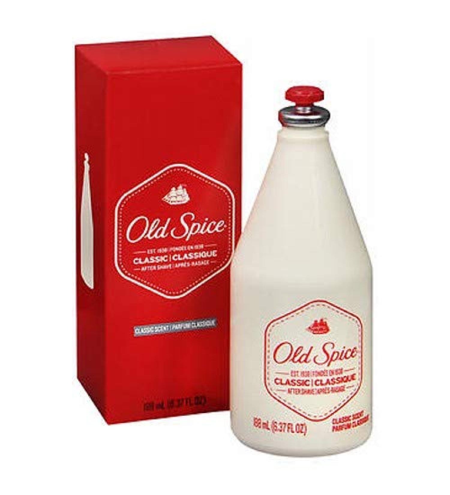 Old Spice Classic Scent Mens After Shave Liquid 6.375 Fluid Ounce - 12 per case.