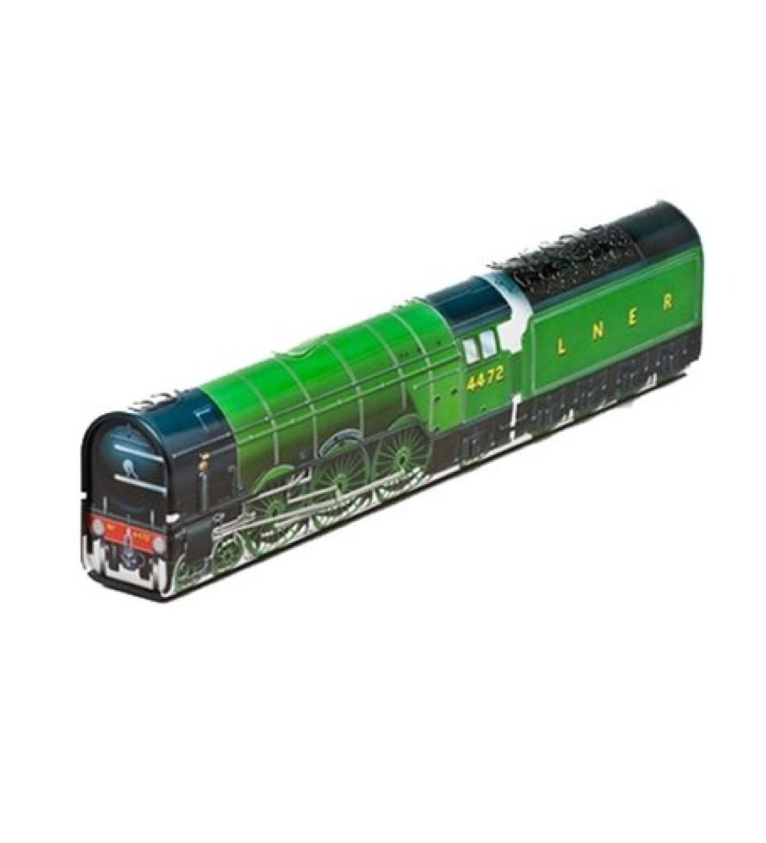 Elite Flying Scotsman Green Metal Train Storage Tin