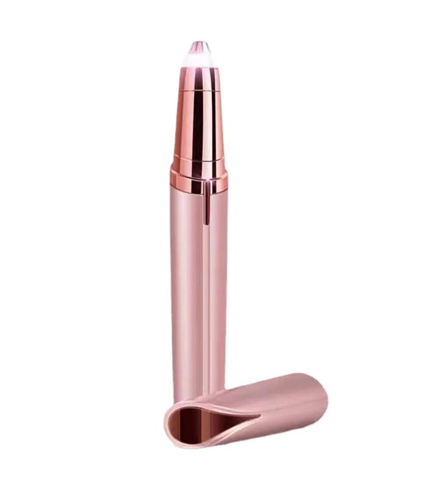 Portable USB Rechargeable Eyebrow Hair Remover - Facial Hair Remover with Light & 3D Arc Cutter Head for Labial Facial & Ear Use - Ideal for Precision Grooming - Buy Online on SooperMarket.com