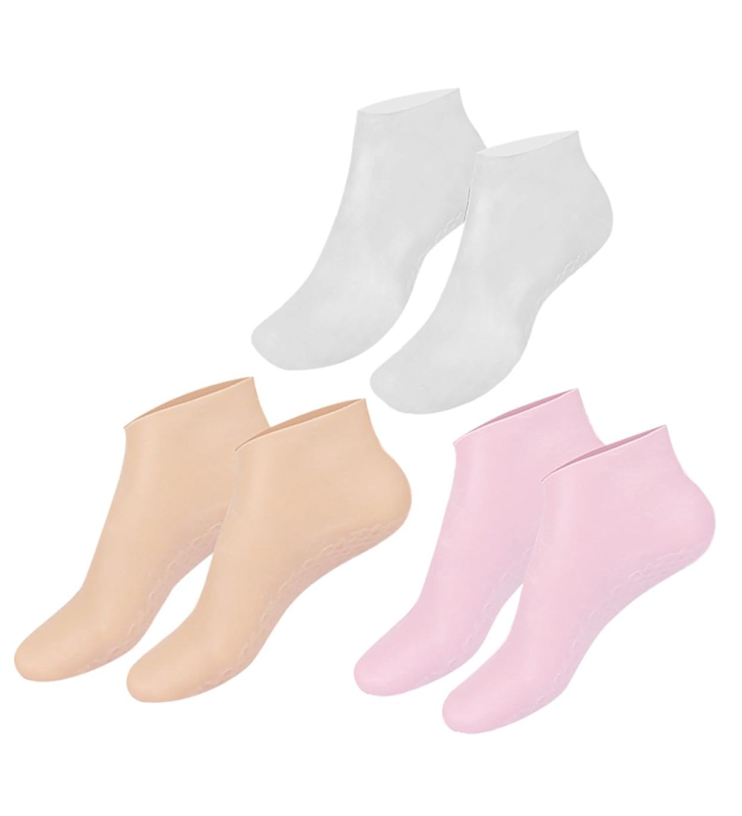 Healeved 9 Pairs Moisturizing Socks Moisture Socks Foot Moisturizer for Dry Cracked Feet Aloe Socks for Women Moisturizing Spa Socks Lotion Socks Gel Socks Non Socks Heel Sebs Foot Socks - Buy Online on SooperMarket.com