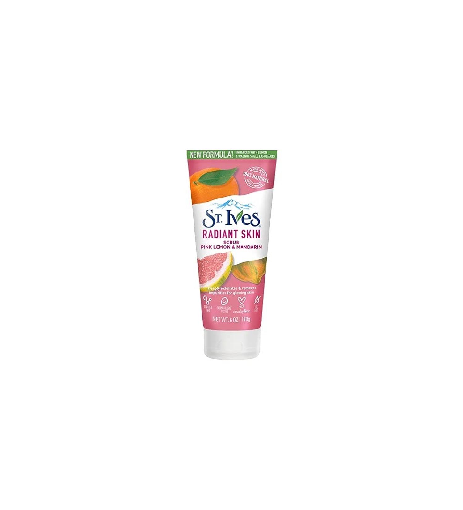 ST IVES FACIAL SCRUB PINK LEMON AND MANDARIN 6Z