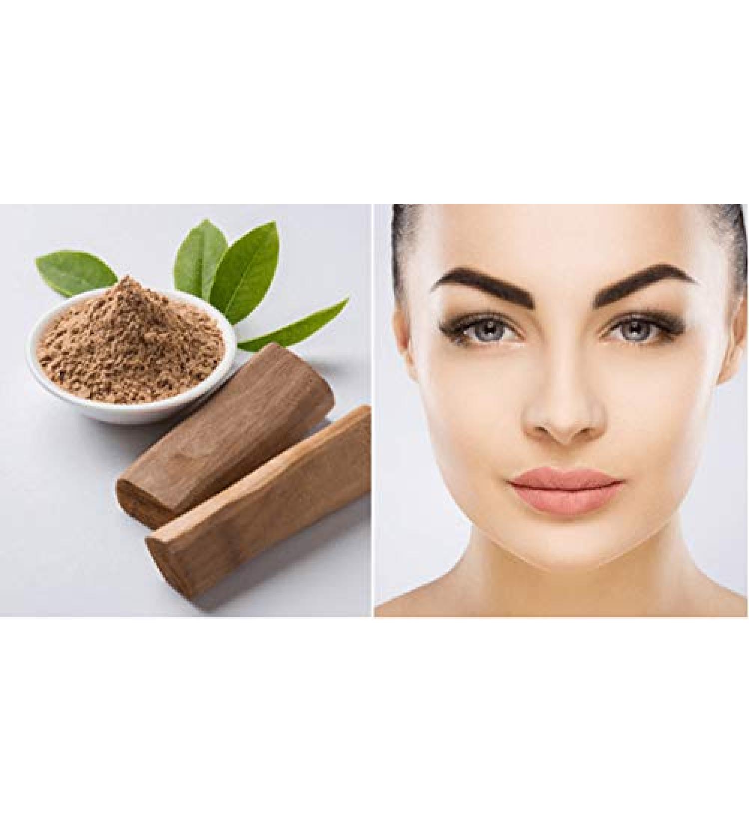 Pure Sandalwood Powder Chandan Powder Premium Quality 25g-500g SKIn FACE Brightening Whitening (50G)