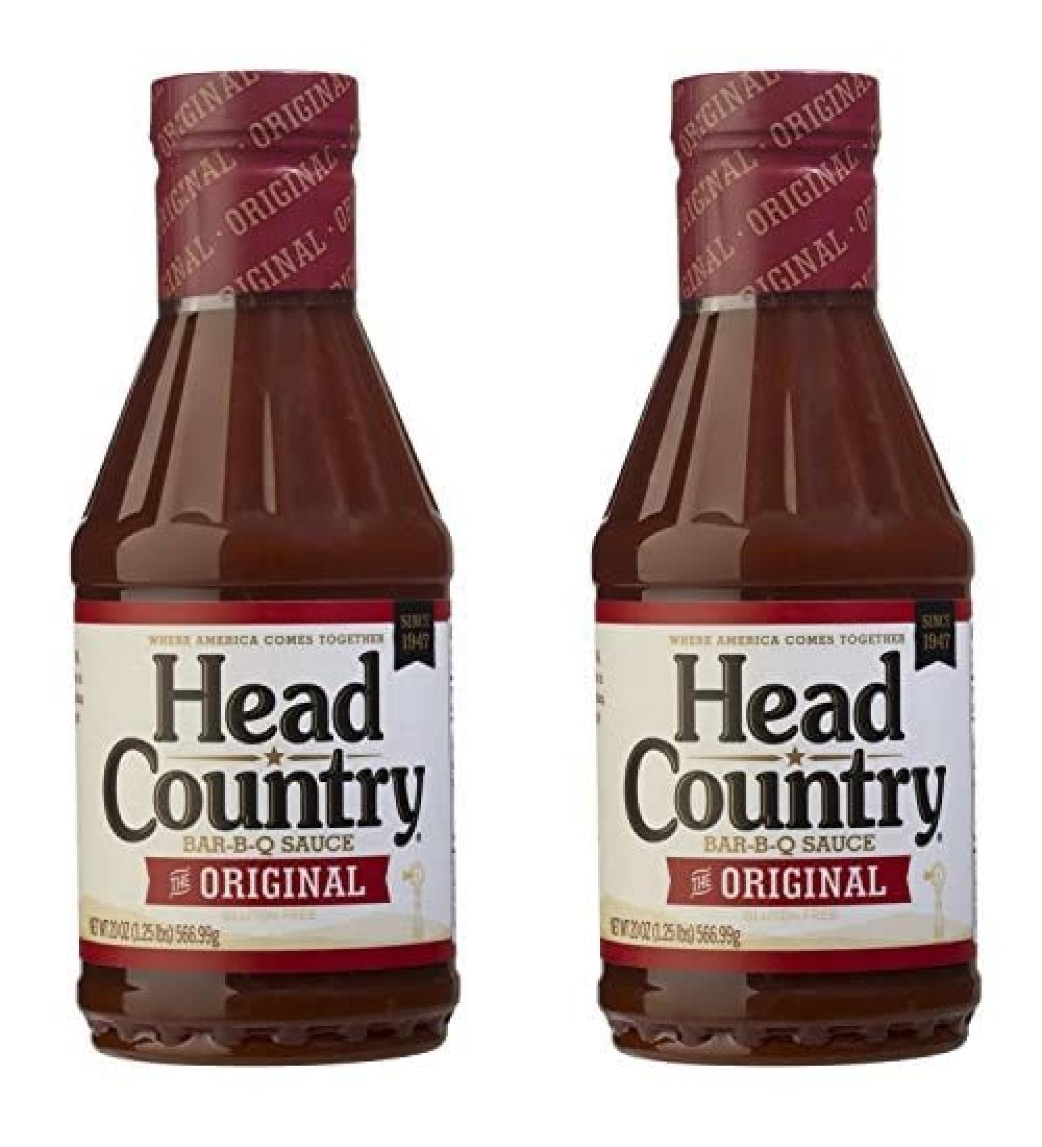 Head Country Bar-B-Q Sauce Original Flavor 20 oz - Pack of 2 - Buy Online on SooperMarket.com