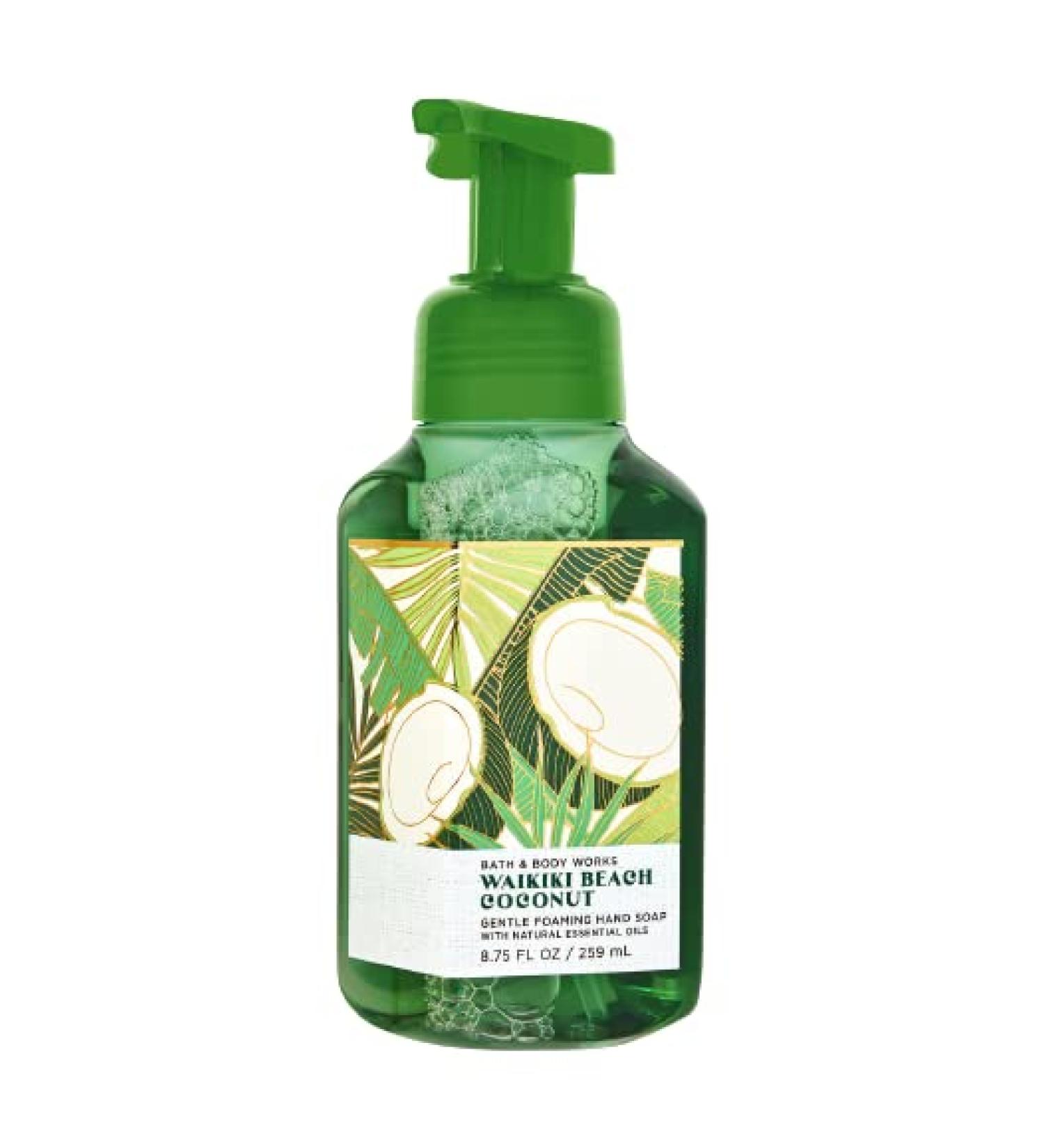 Bath & Body Works Gentle Foaming Hand Soap 8.75 Ounce 2-Pack (Waikiki Beach Coconut)