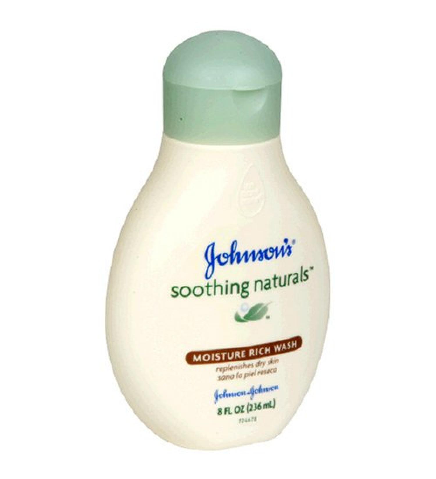 Johnson's Soothing Naturals Moisture Rich Wash 8 fl oz (236 ml)