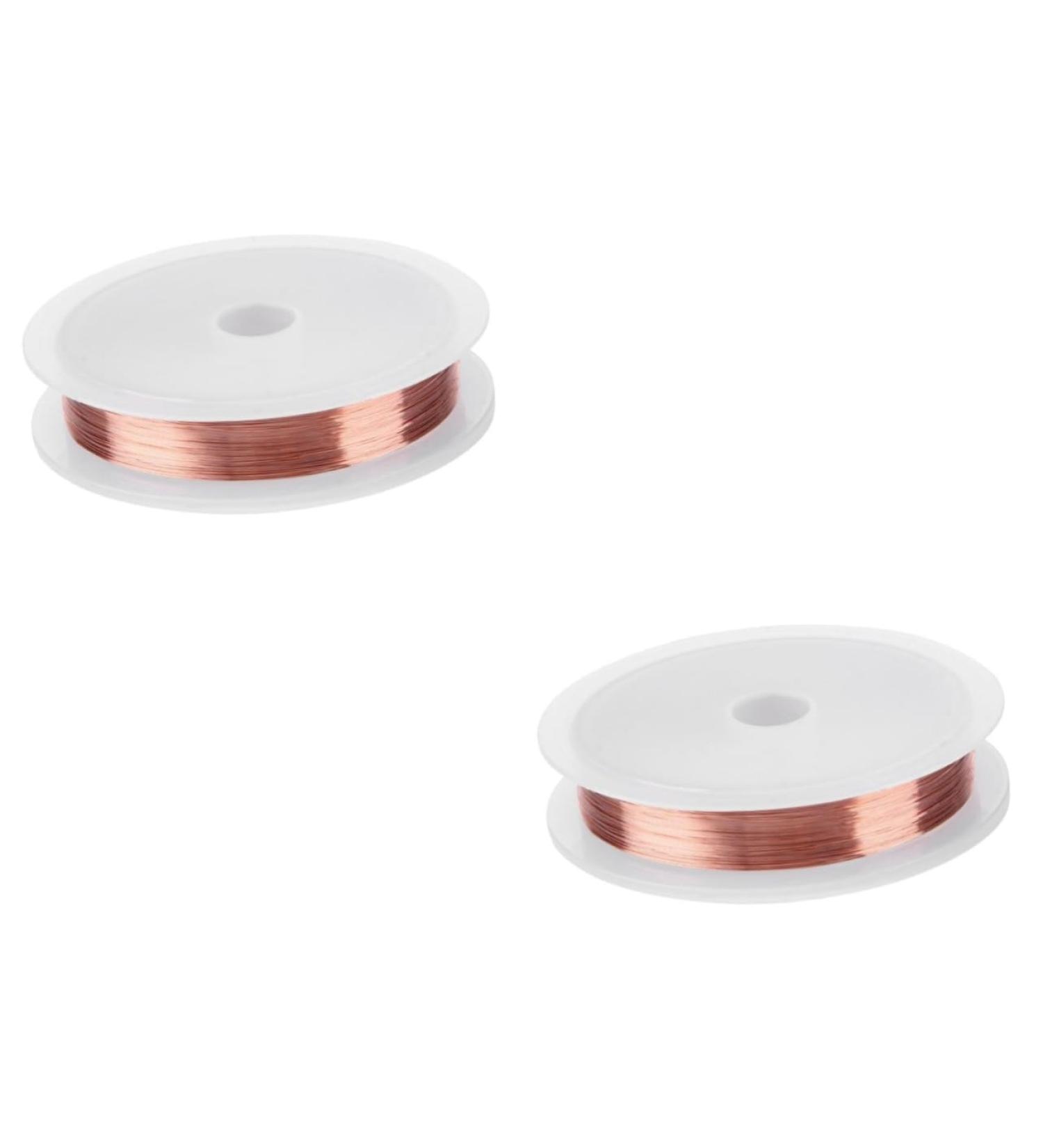 Healeved 2pcs Copper Wire Jewelry Beading Wire Diy Jewelry Nail Art Decoration Wire Jewelry Wire Copper Beading Wire Nail Art Wire Metal Bracelet Wire Nail Accessories Acrylic Nail Manicure - Buy Online on SooperMarket.com