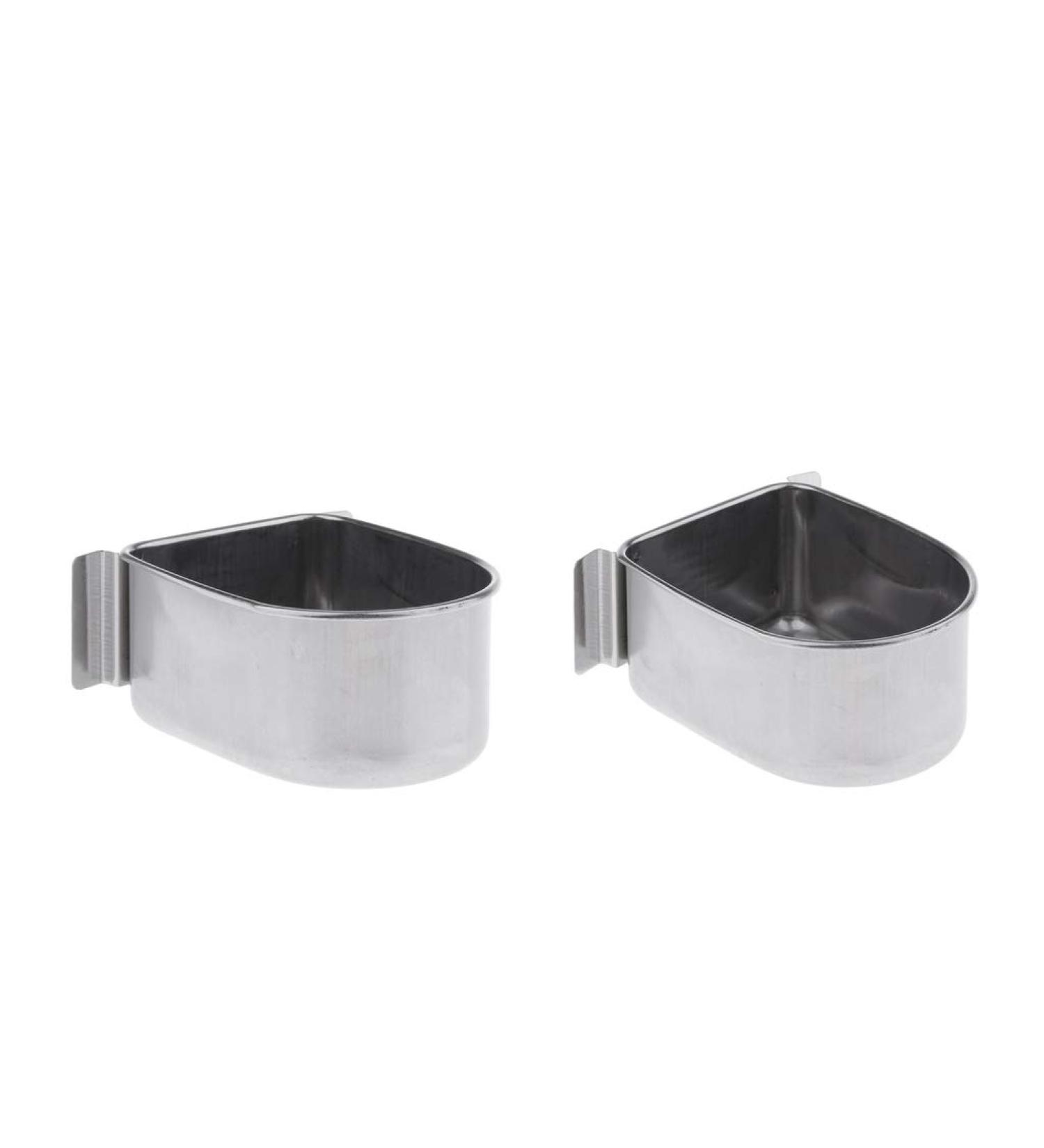 LOVIVER Set of 2 Birds Drinking Bowls - Hanging Cups & Feeder Bowls for Poultry & Wild Birds - Ideal for Outdoor Use - Buy Online on SooperMarket.com