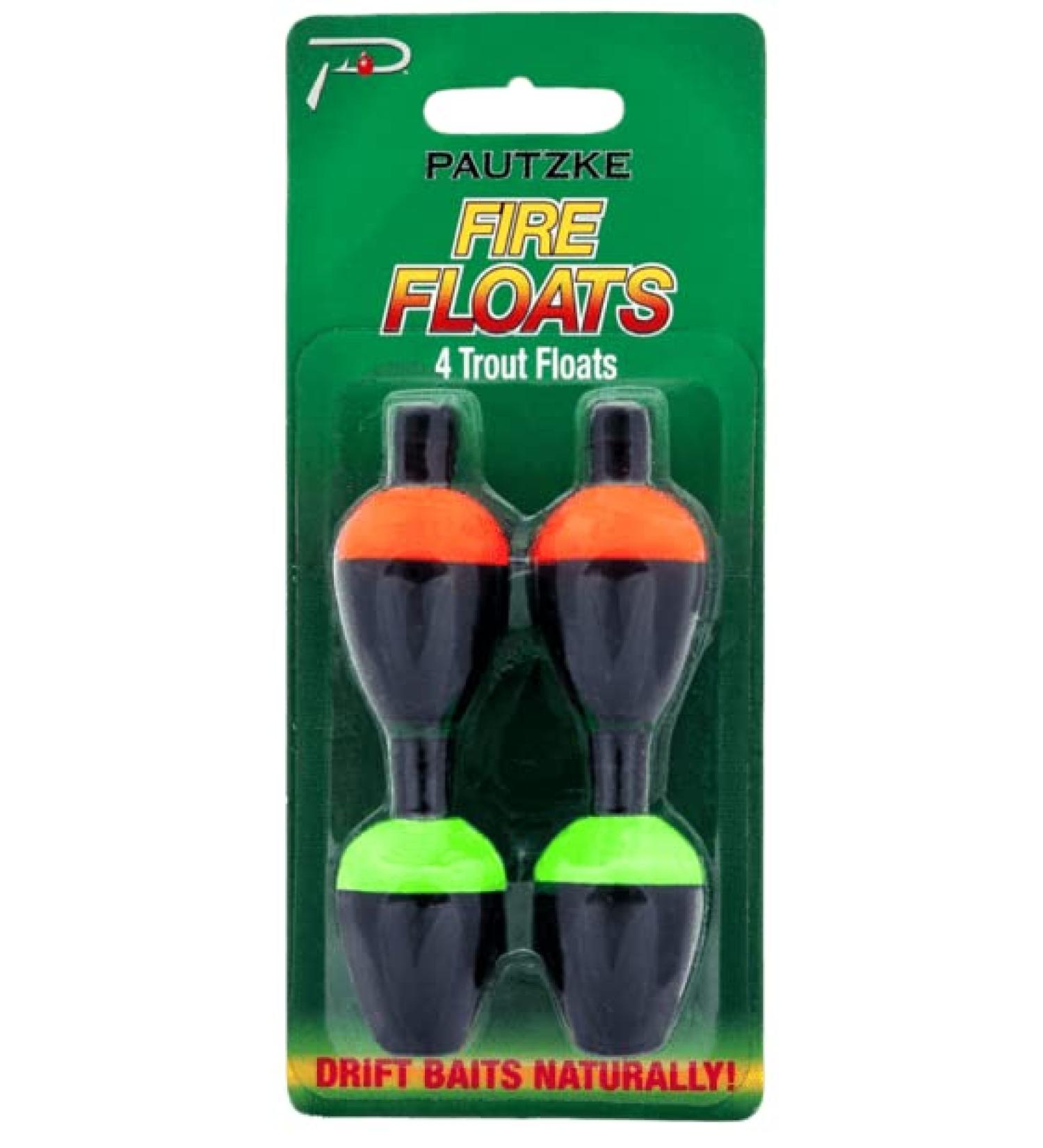 Pautzke Bait PFFLOATS4PK: Fire Float (4 Pieces)