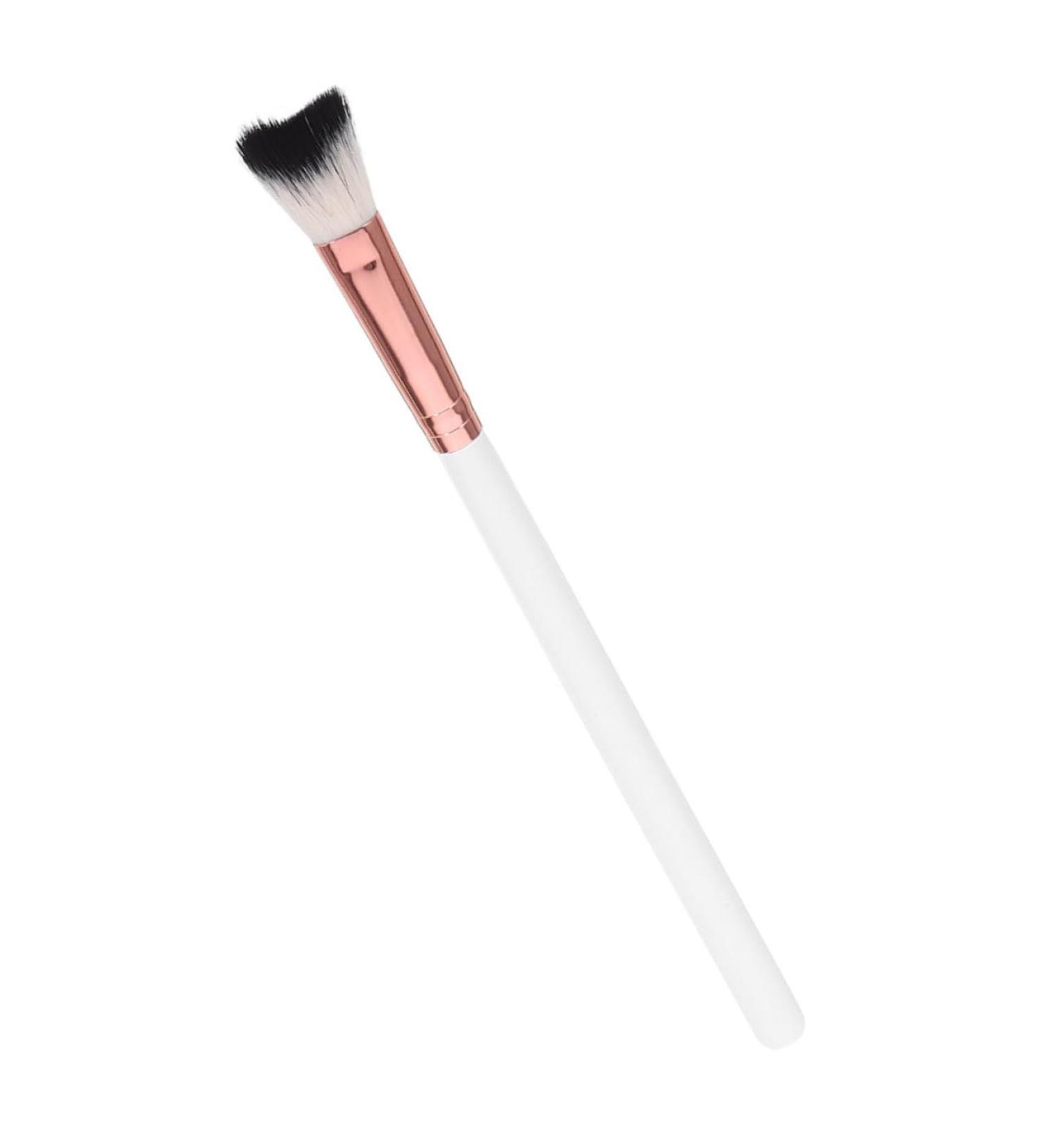 PLAFOPE Fish Tail Brush Blush Brush Highlighter Powder Makeup Brush Loose Powder Brush Contour Brush White 18.50X1.00X1.00CM White - Buy Online on SooperMarket.com