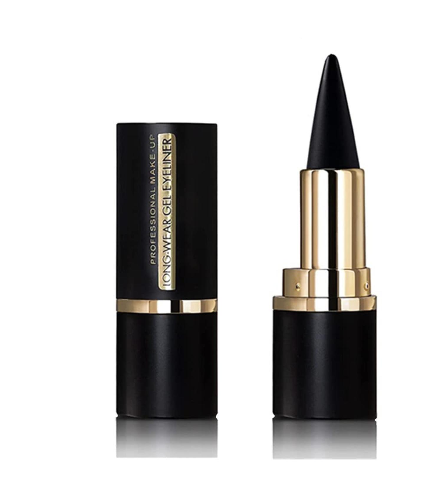 Go Ho Matte Black Gel Eyeliner Stick - Creamy & Smooth Dark Black Tattoo Eyeliner Makeup for Women - Buy Online on SooperMarket.com
