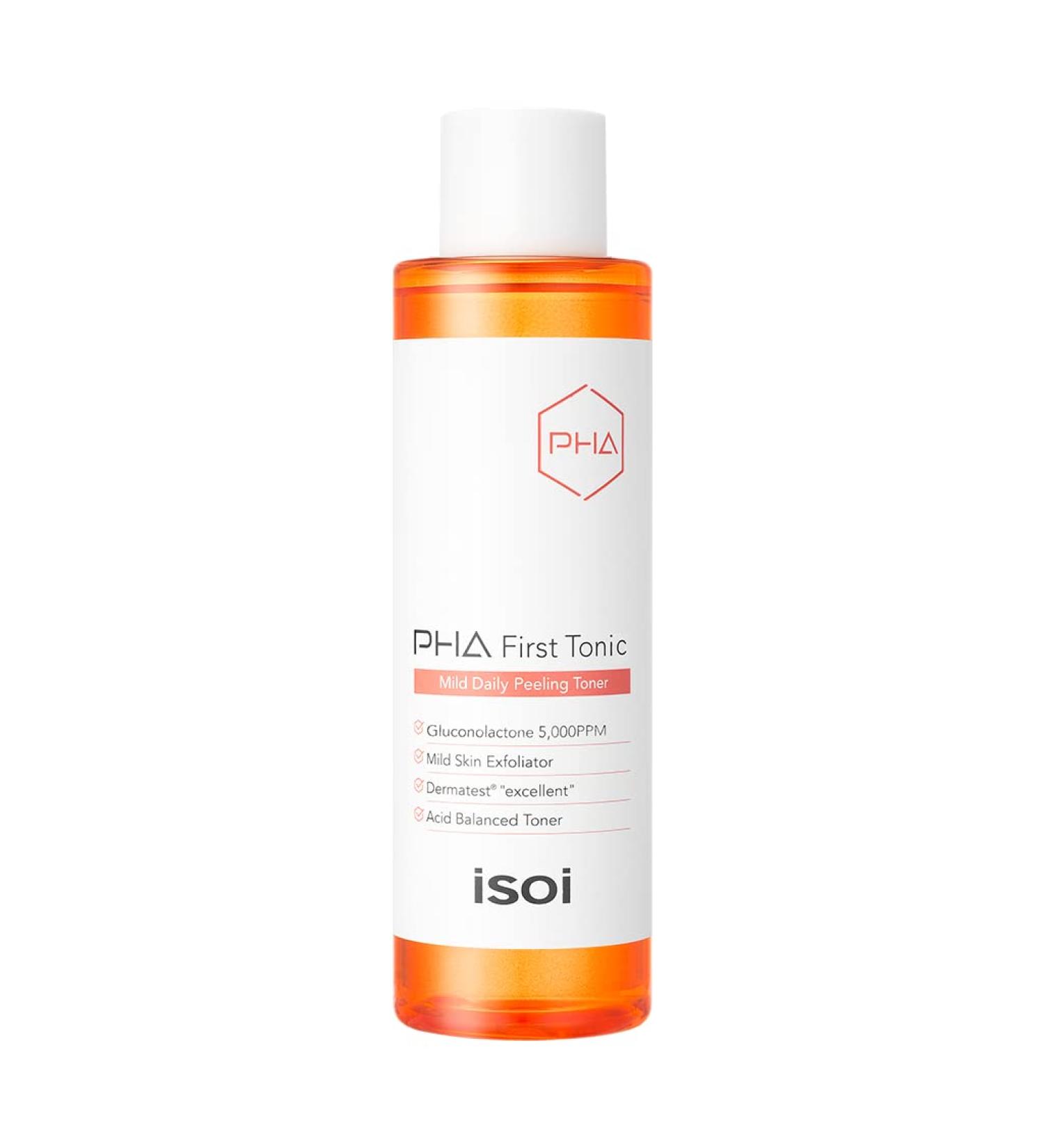 ISOI PHA First Toner 303ml | Gentle Daily Peeling Facial Toner for Sensitive Skin | Restore Balance with Korean Skincare - Buy Online on SooperMarket.com