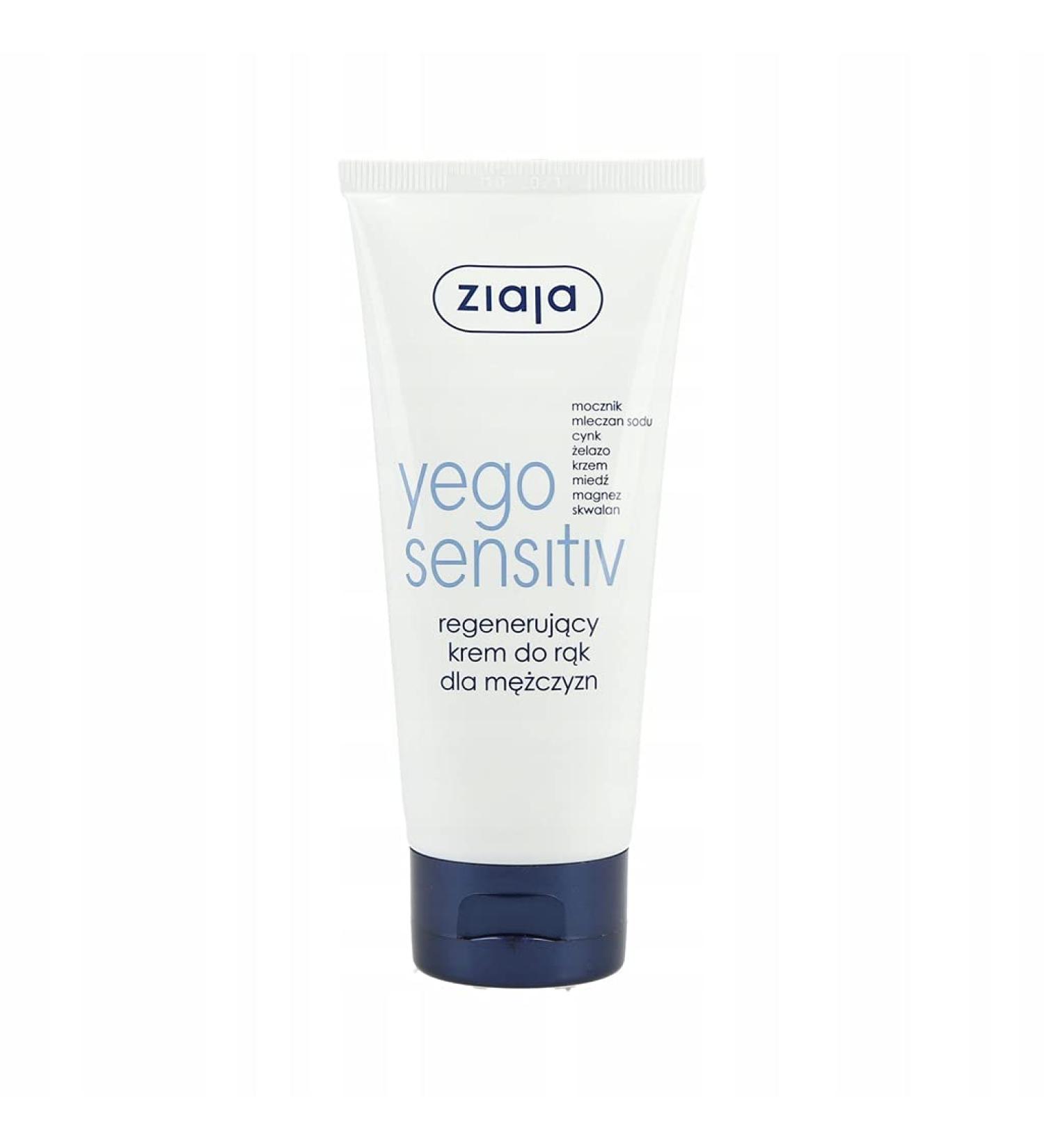 Ziaja Yego Sensitive Regenerating Hand Cream For Men 75ml