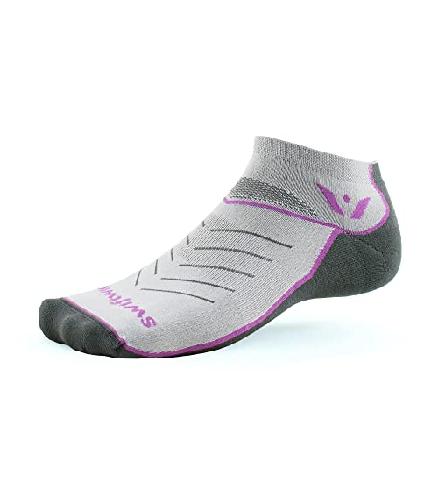 Swiftwick VIBE ZERO Trail & Road Running Socks - Medium Purple - Buy Online on SooperMarket.com
