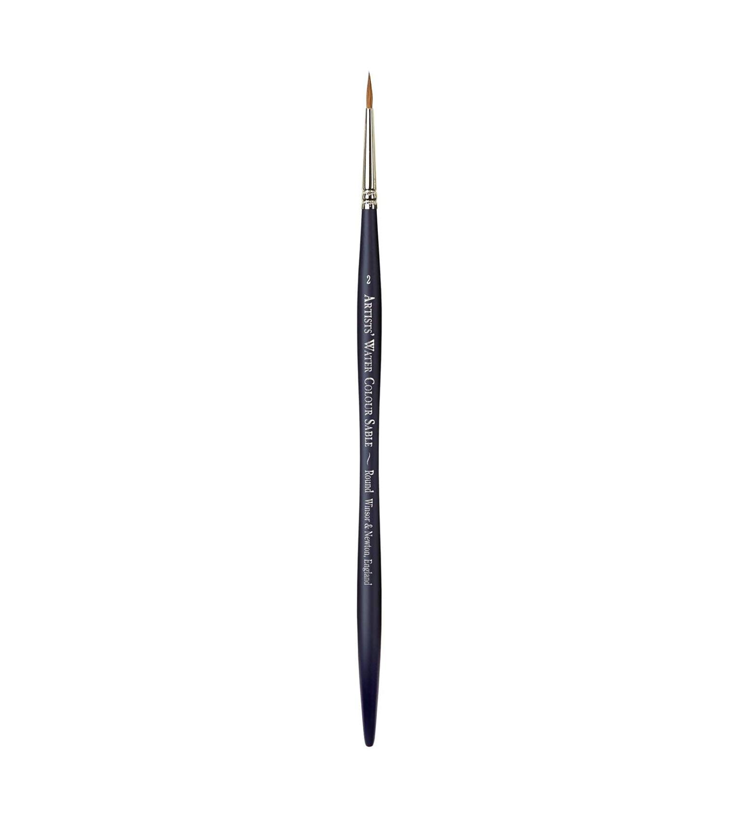 Meta Title: Winsor & Newton Professional Watercolor Sable Brush-Round #2 - High-Quality Artist Brush - Buy Online on SooperMarket.com