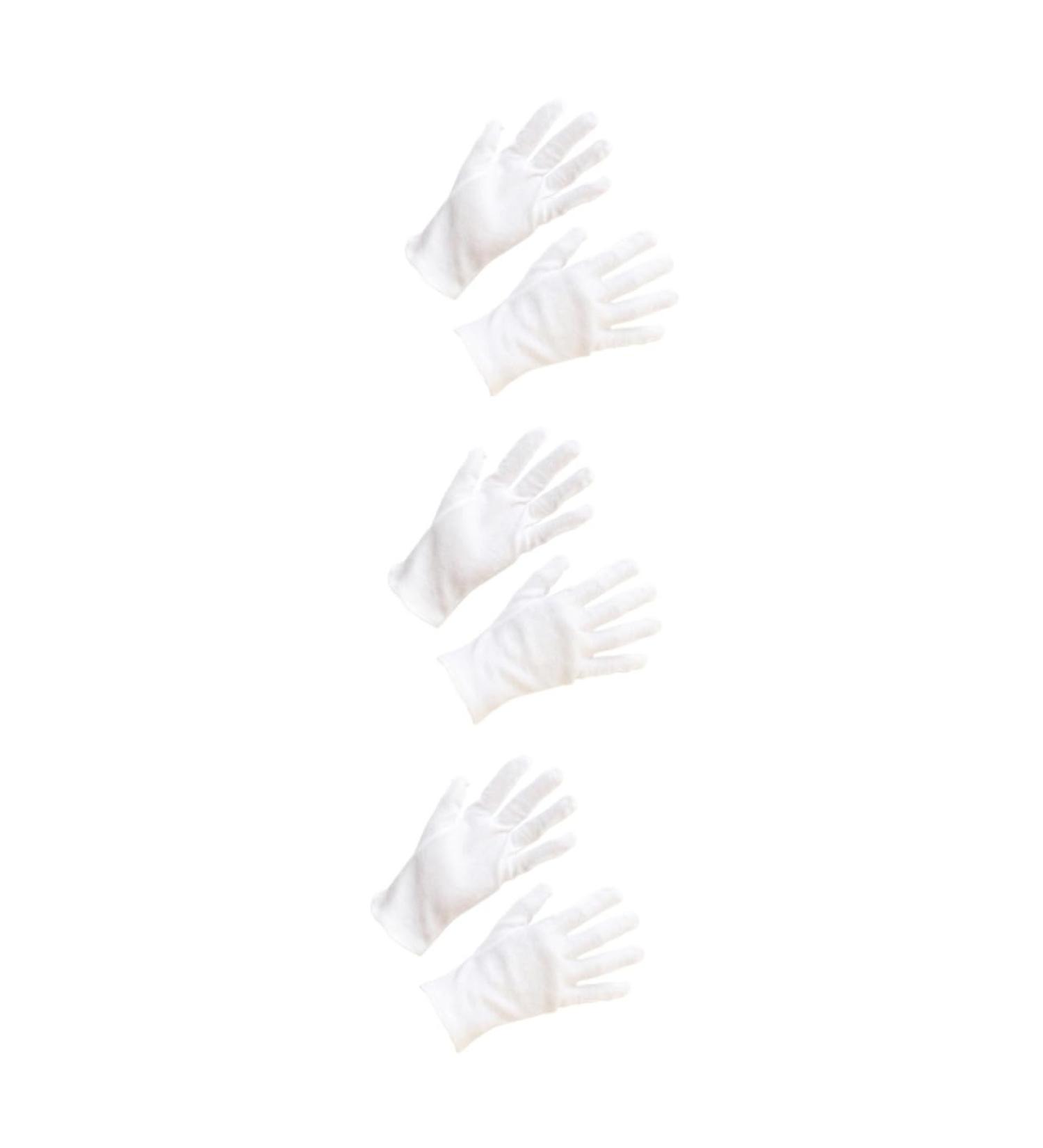 Healeved 36 Pairs Vinyl Glove Hair Coloring Moisturizing Hand Hair Dyeing Kitchen Cotton Work Jersey White Labor Protection Cotton - Buy Online on SooperMarket.com