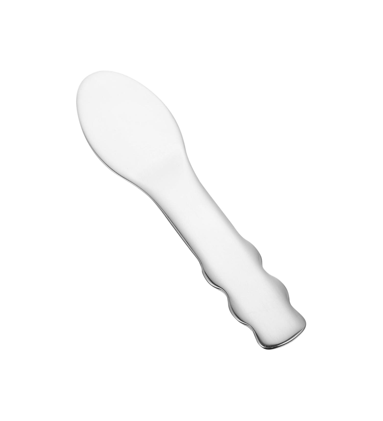 WOFASHPURET Stainless Steel Spoon Facial Cosmetic Spoon Glass Octopus Ornament Anti Wrinkle Eye Cream Mini Spoons Mini Scoops Clay Blenders Facial Cream Spoons Make up Baby Scraper 6.5x2x0.2cm Silver - Buy Online on SooperMarket.com