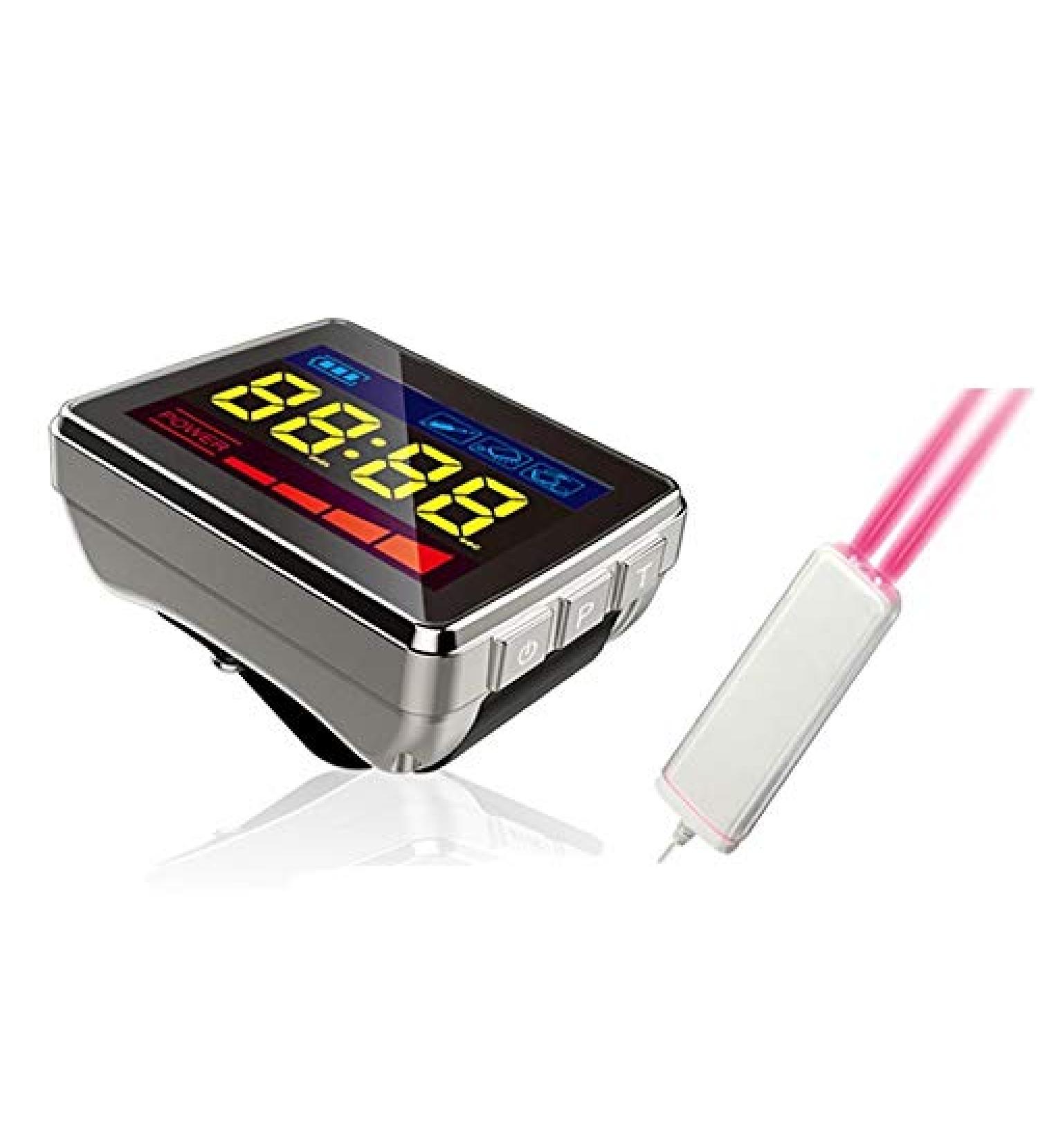 COZING Laser Wrist Watch 650nm Low Level Laser Therapy Device Treatment Mouth/Tongue Skin Ulcer Reduce The High Cholesterol High Blood Fat High Blood Sugar - Buy Online on SooperMarket.com