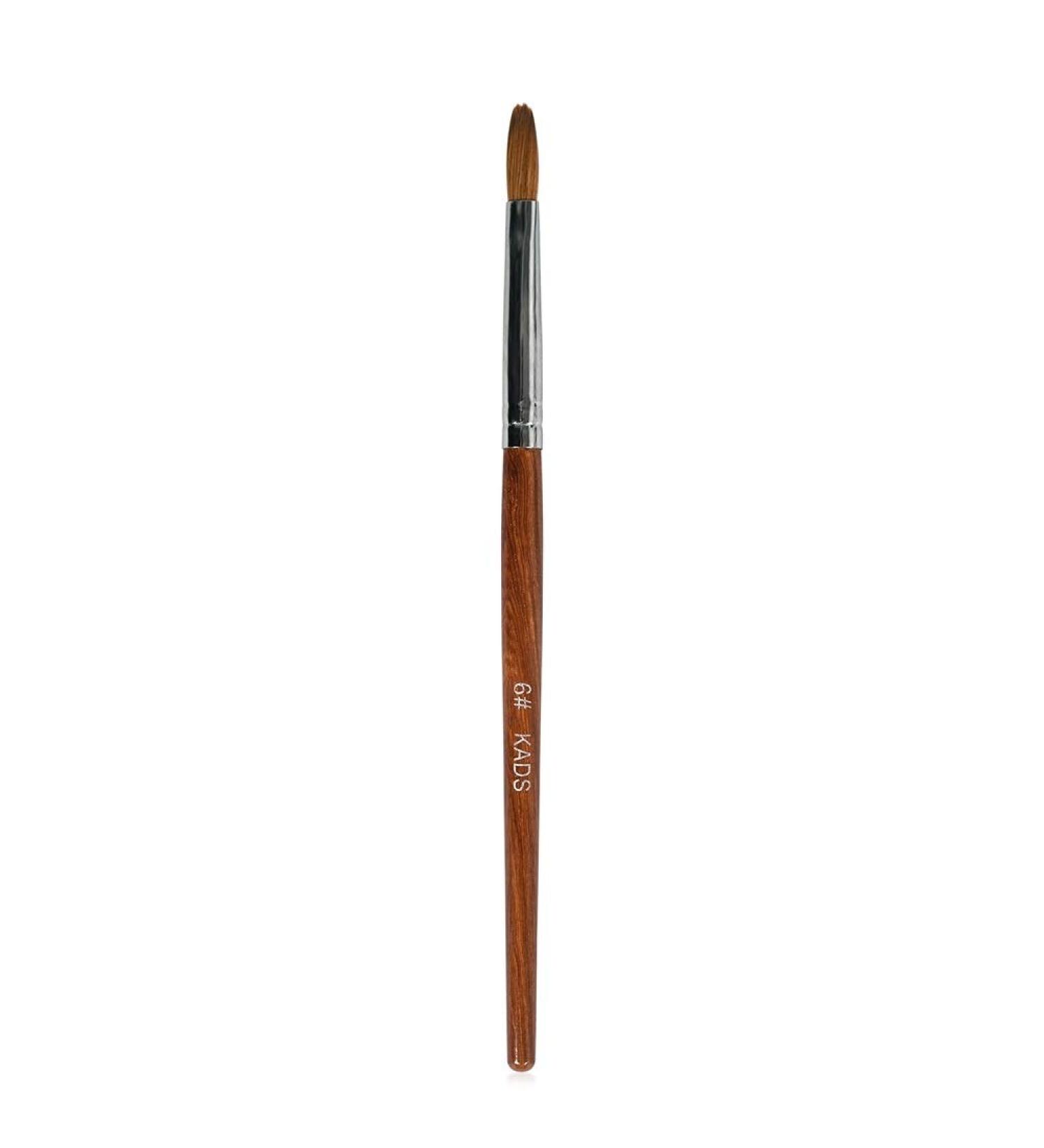 Kads Kolinsky Acrylic Nail Brush - Rosewood Nail Art Tool for Professional Manicure | International Shipping - Buy Online on SooperMarket.com