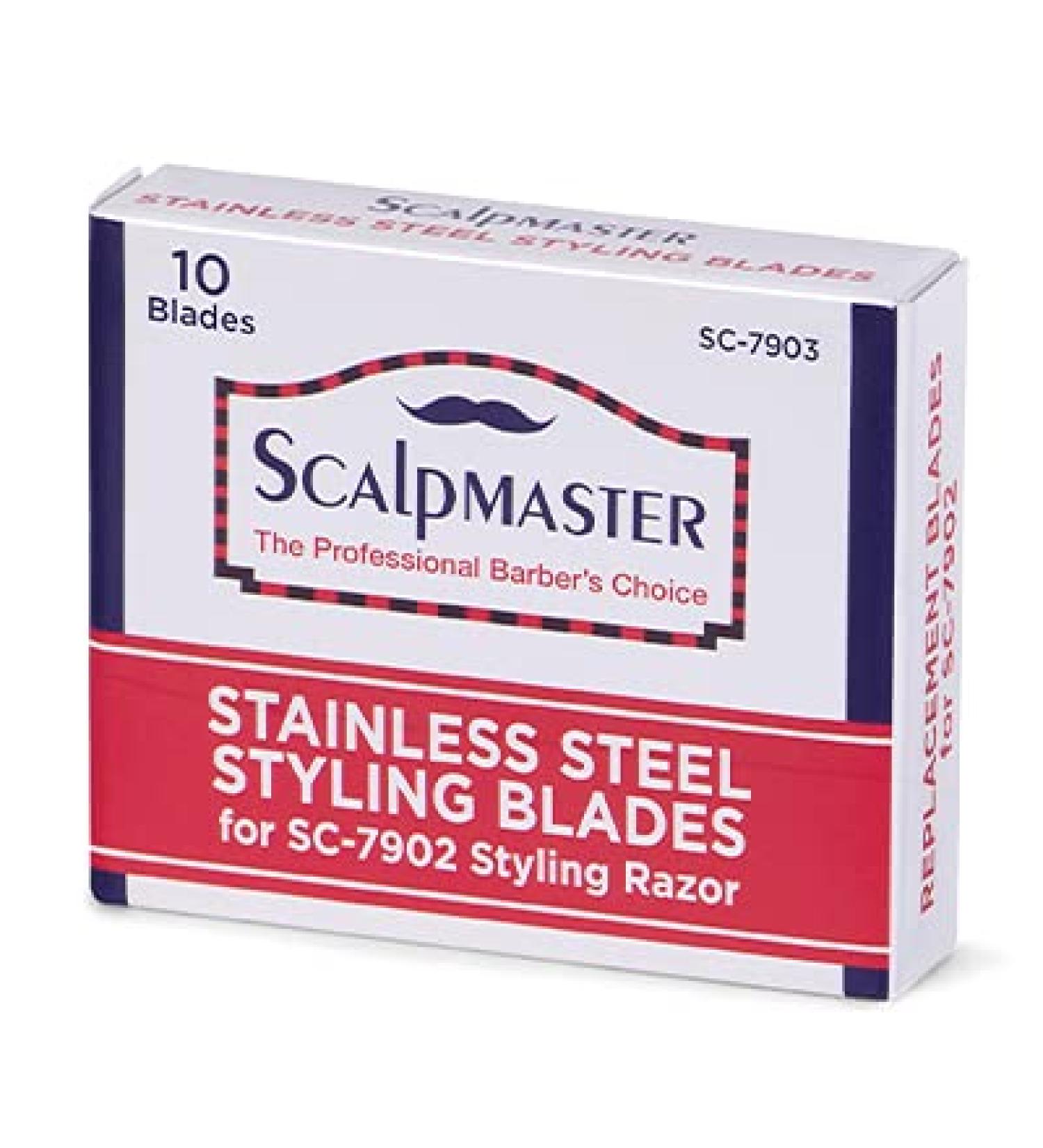 Scalpmaster Replacement Blades for Styling Razor