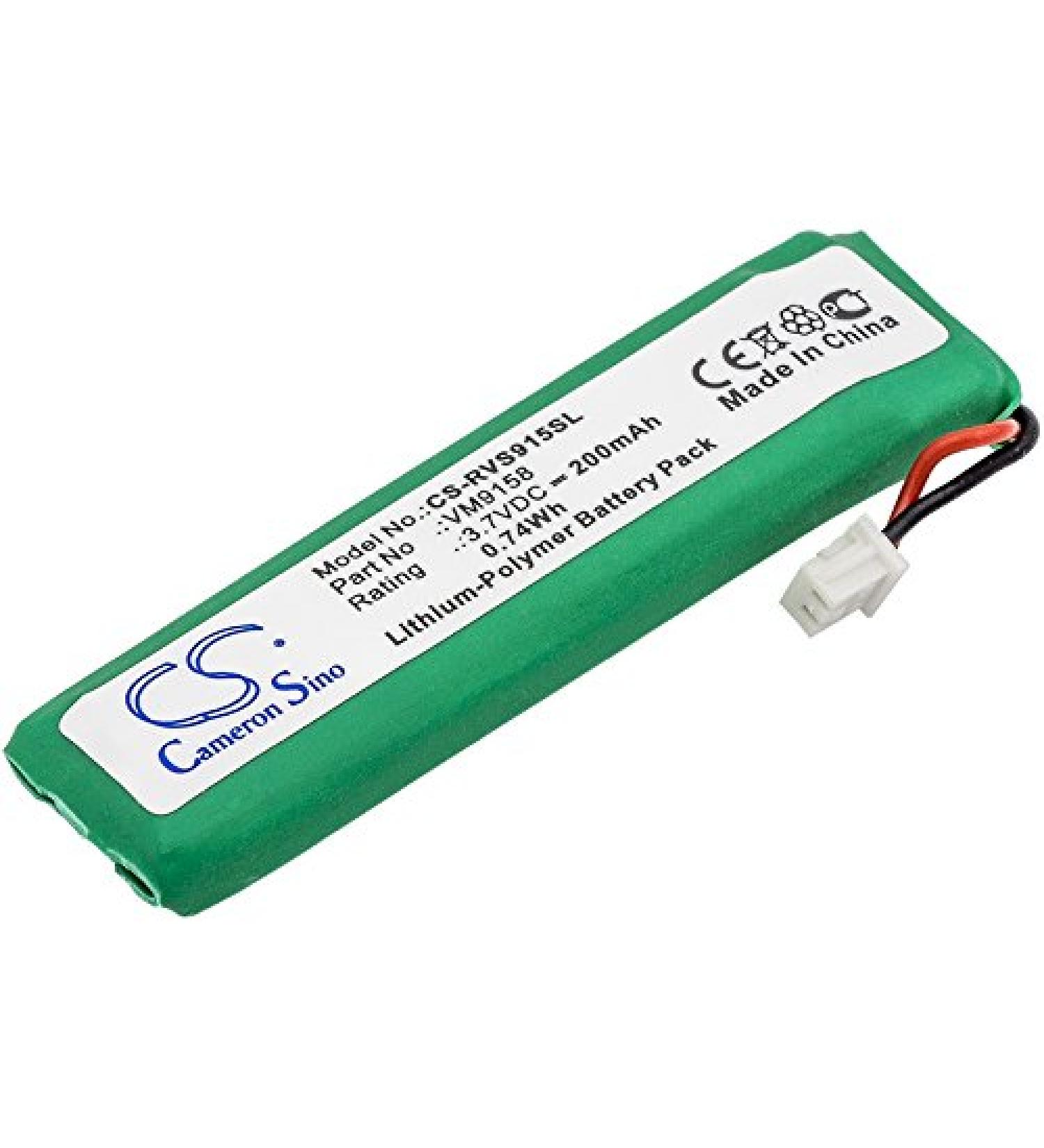 Replacement Battery for Revolabs 07-SOLOMICBATTERY | VM9158 | 01-EXEMICEX-BLK-11 | 02-DSKSYS-D | 05-TBLMICEX-DR-11 - International Shipping Available - Buy Online on SooperMarket.com