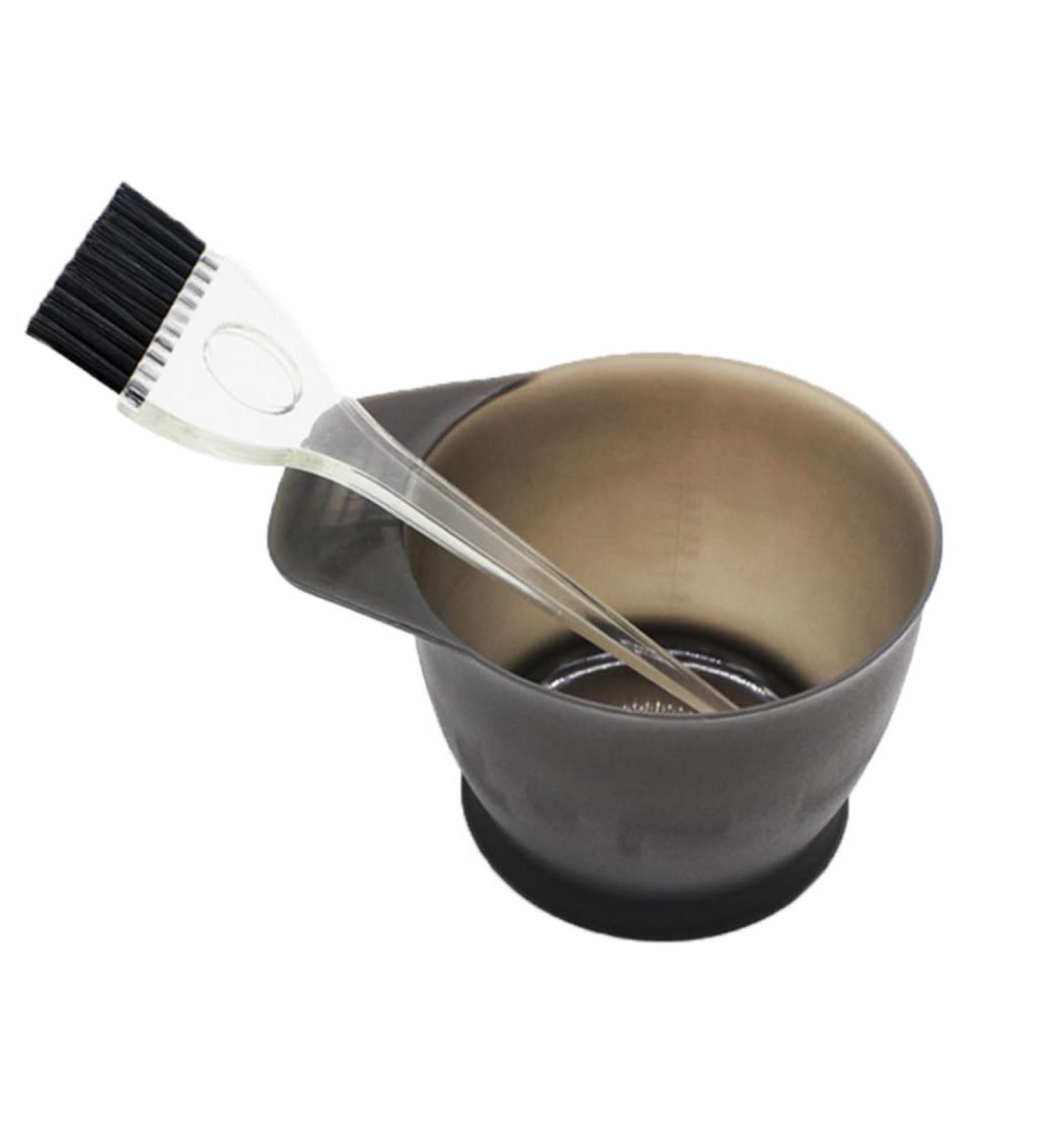 Professional Salon Hair Coloring Dyeing Kit Hair Dye Color Brush and Bowl Set Dye Brush Mixing Bowl for Hair Tint Dying Coloring Applicator Grey hair dye kit Gray - Buy Online on SooperMarket.com