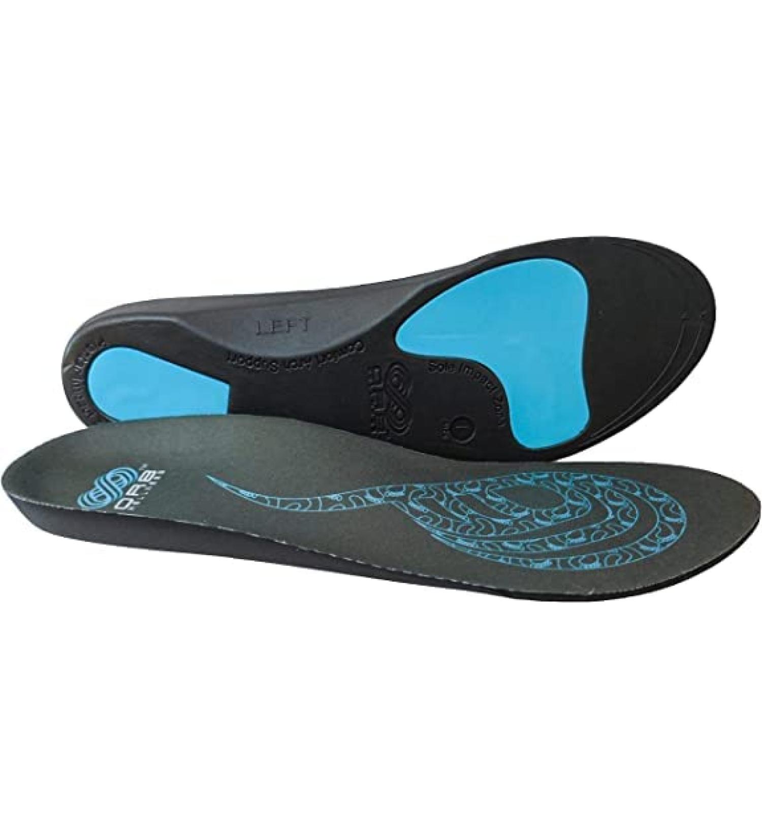 Orthotic Insoles Arch Support for Plantar Fasciitis | Women Men Insert | ORTHO ACTIVE Series Grey X-Small 3-4.5 - Buy Online on SooperMarket.com