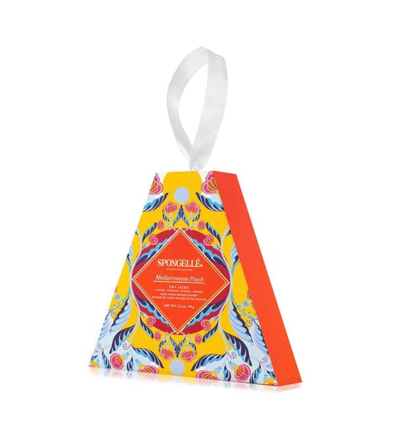 Spongell | Rivera Collection Infused Buffer Sponge | Oils of Basil & Lemon | Vegan Friendly Cruelty-Free | 20+ Uses | Mediterranean Peach - Buy Online on SooperMarket.com
