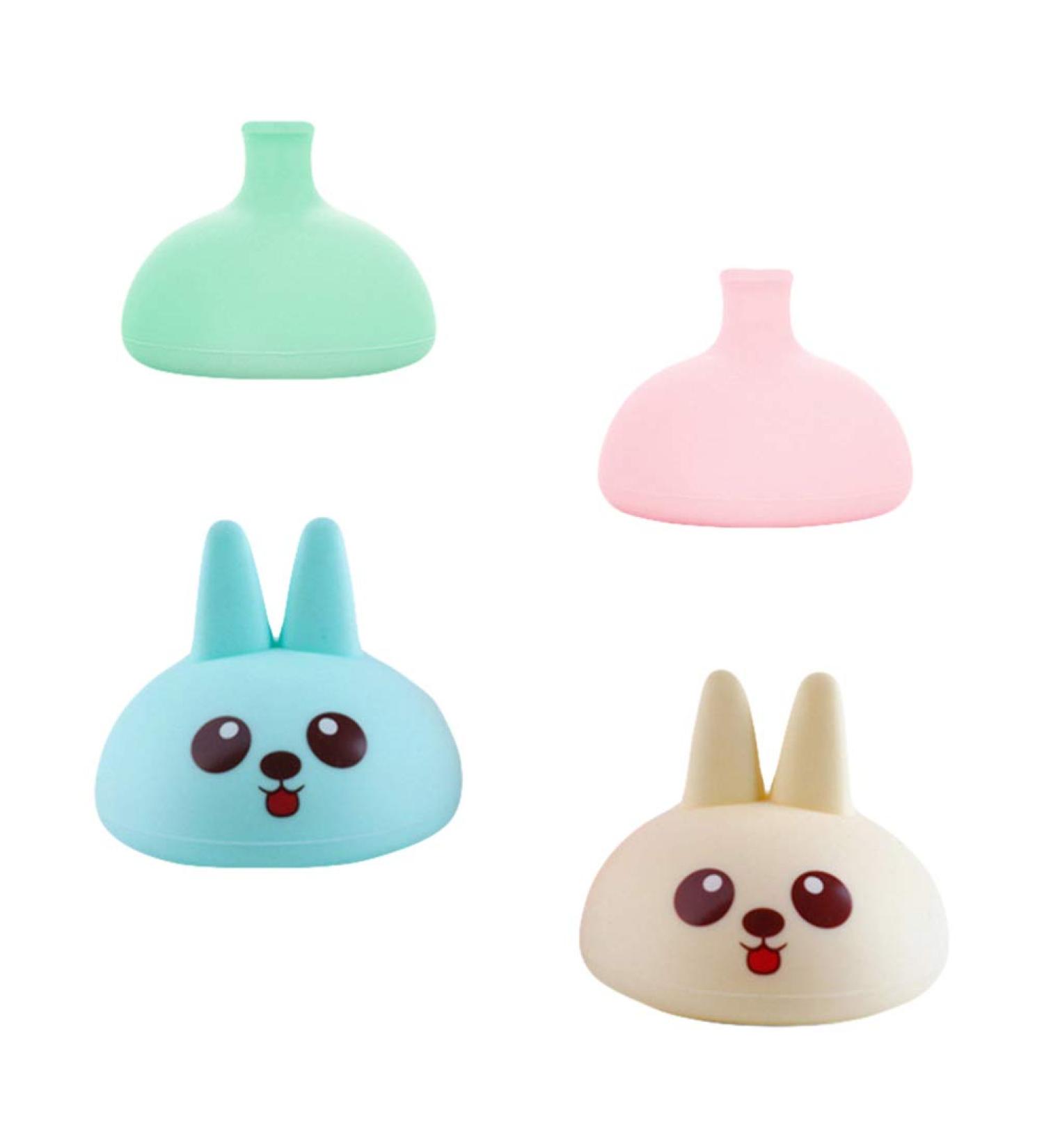DOITOOL Pressure Drum Massage Set - 4Pcs Silicone Palm Cups for Burping & Expectoration - Buy Online on SooperMarket.com