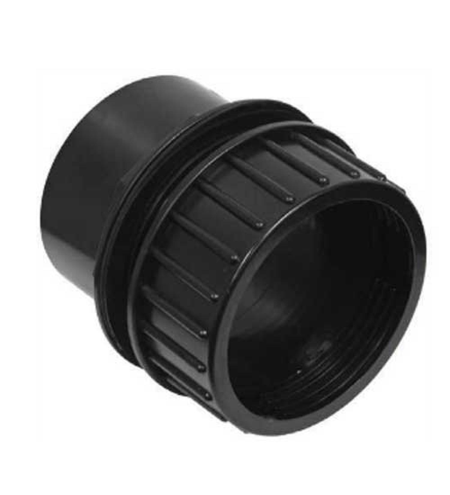 Xclear foil flange 75mm with black thread / tank feedthrough