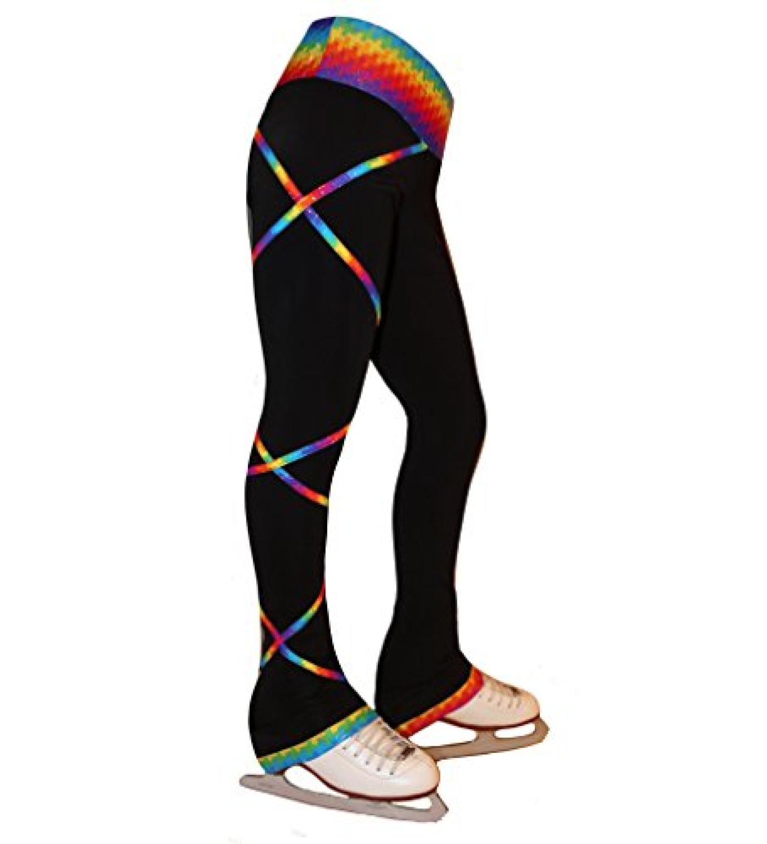 Ice Fire Figure Skating Criss Cross Pants - Spectrum Gold X-Small - Buy Online on SooperMarket.com